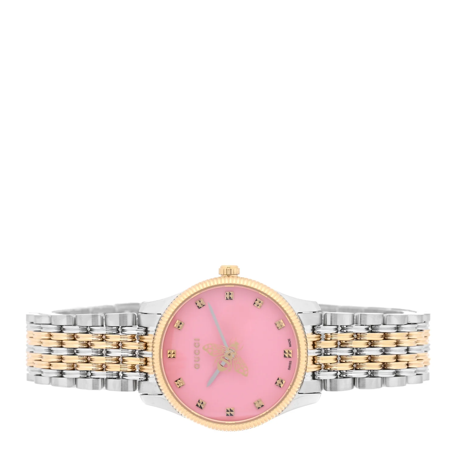 Stainless Steel 29mm G-Timeless Bee Quartz Watch Pink - Image 2