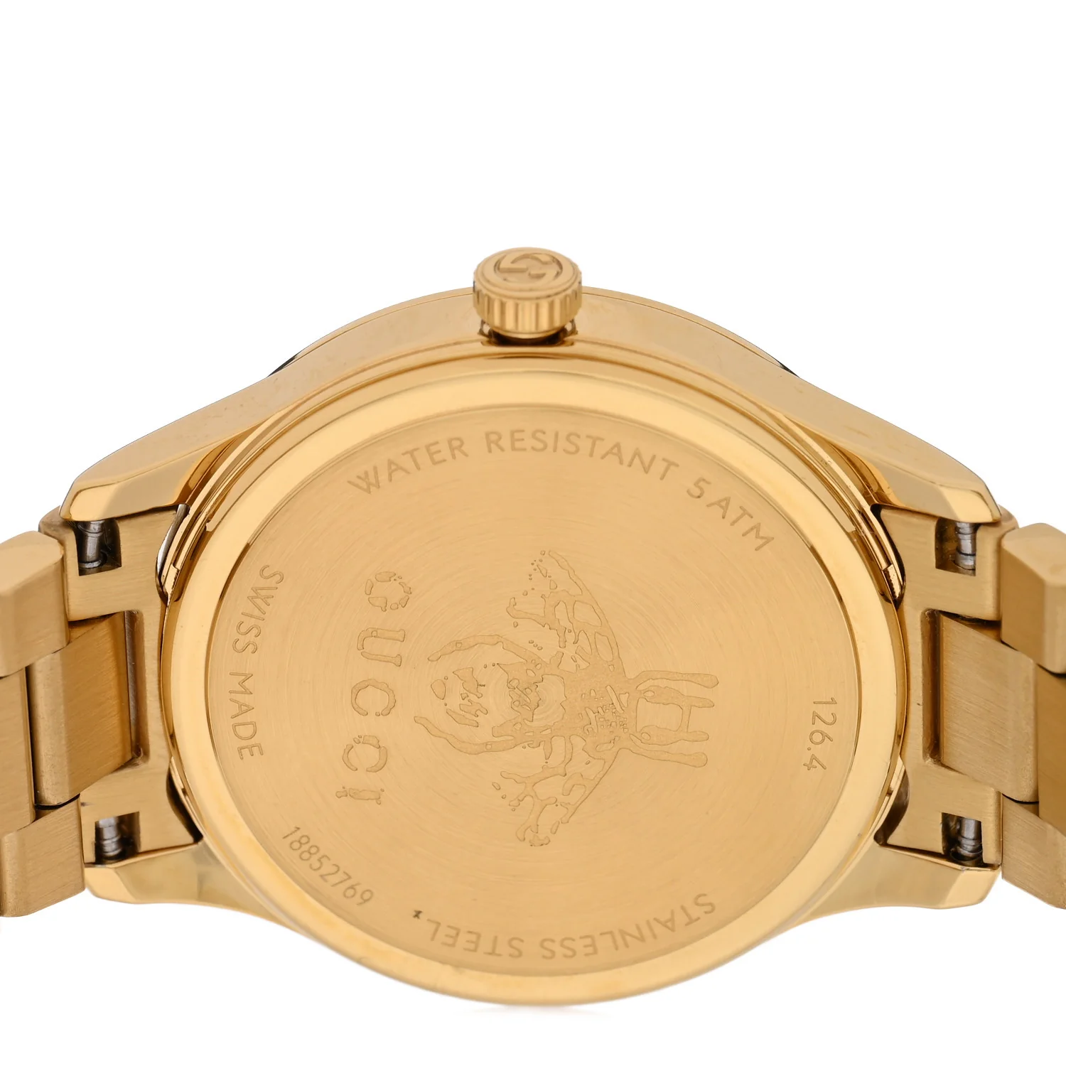 Stainless Steel 32mm G-Timeless Bee Quartz Watch Gold - Image 4