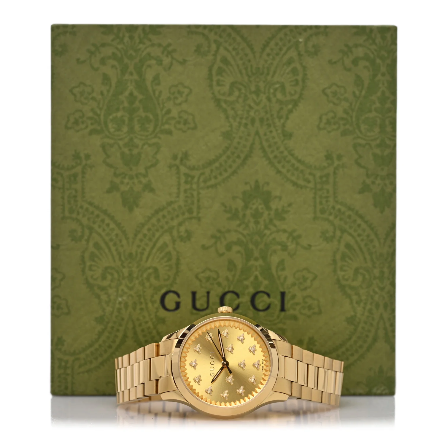 Stainless Steel 32mm G-Timeless Bee Quartz Watch Gold - Image 5