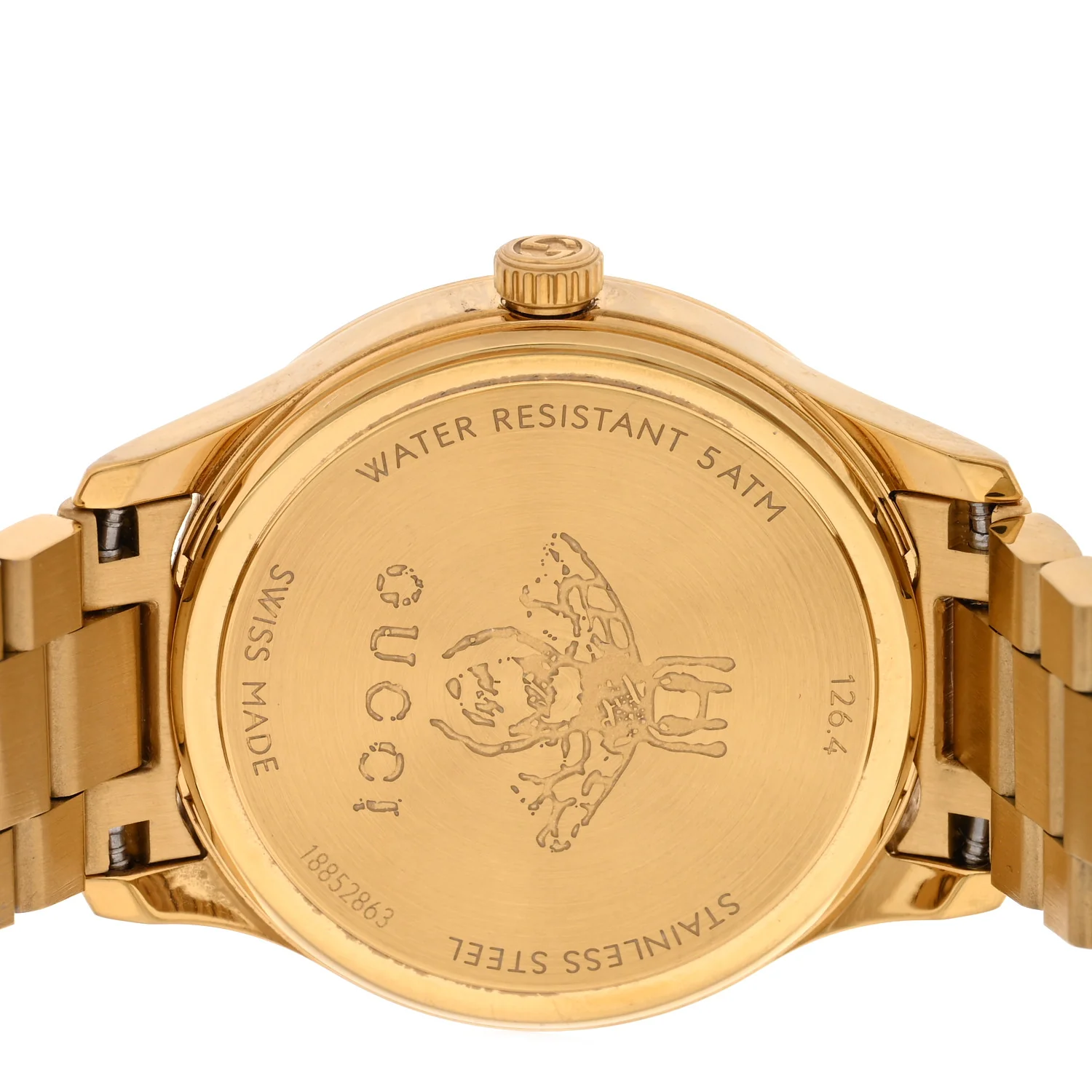 Stainless Steel 32mm G-Timeless Bee Quartz Watch Gold - Image 4