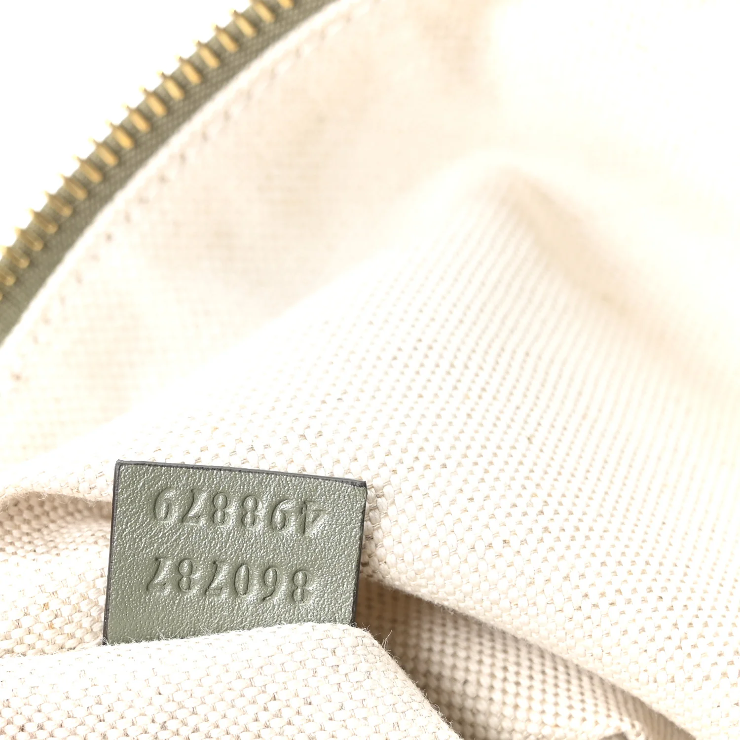 Suede GG Monogram Half Horsebit Medium Shoulder Bag Sage - Image 7