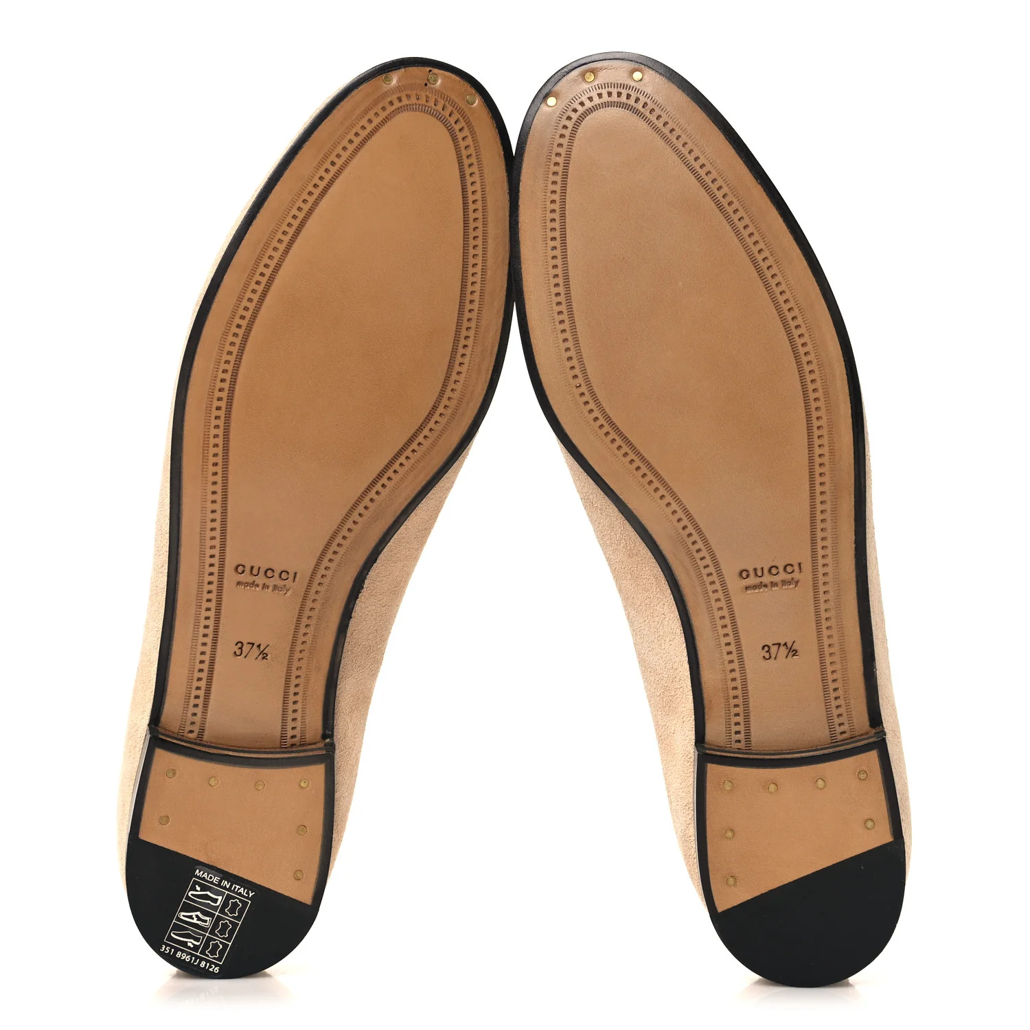 Suede Horsebit Womens Jordaan Loafers 37.5 Pink Sand - Image 6