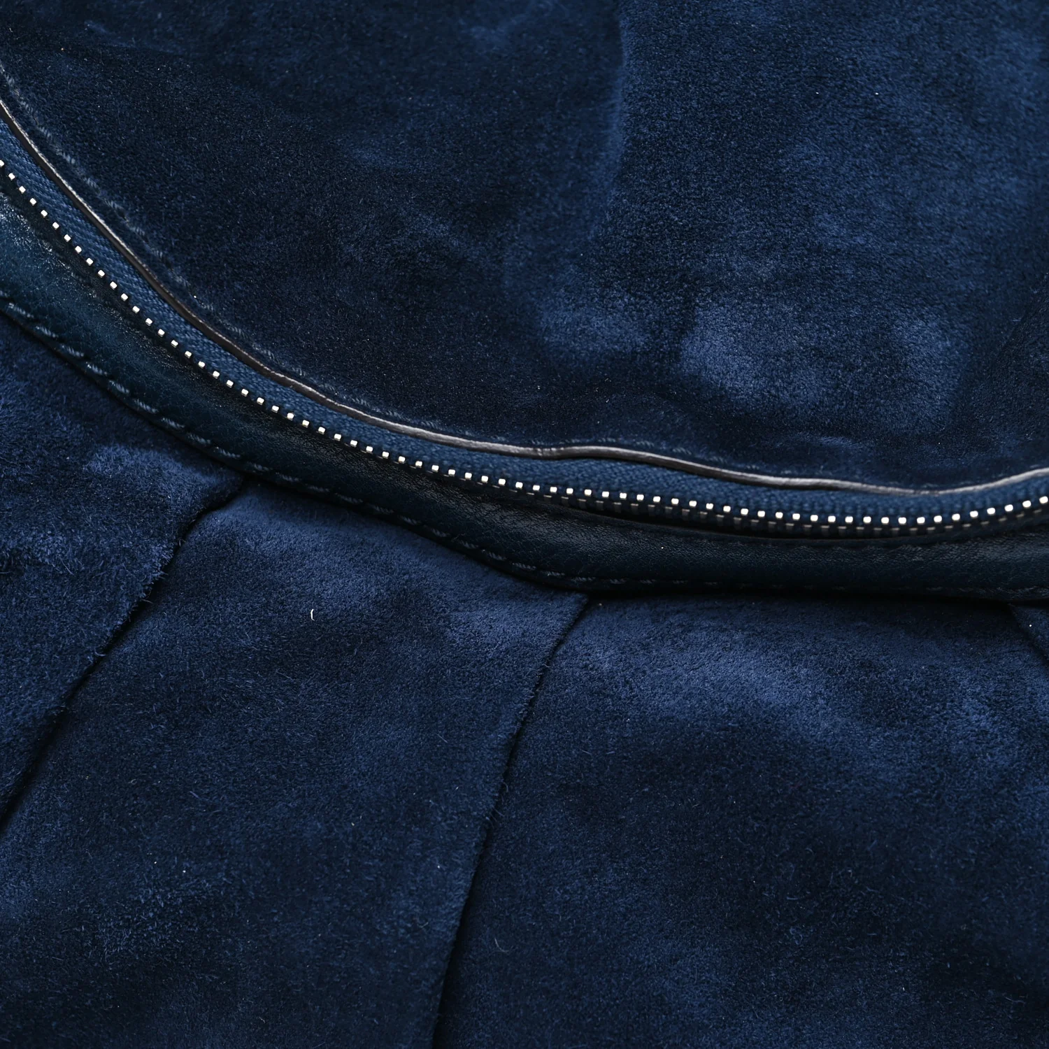 Suede Medium Icon Bit Shoulder Bag Blue - Image 8