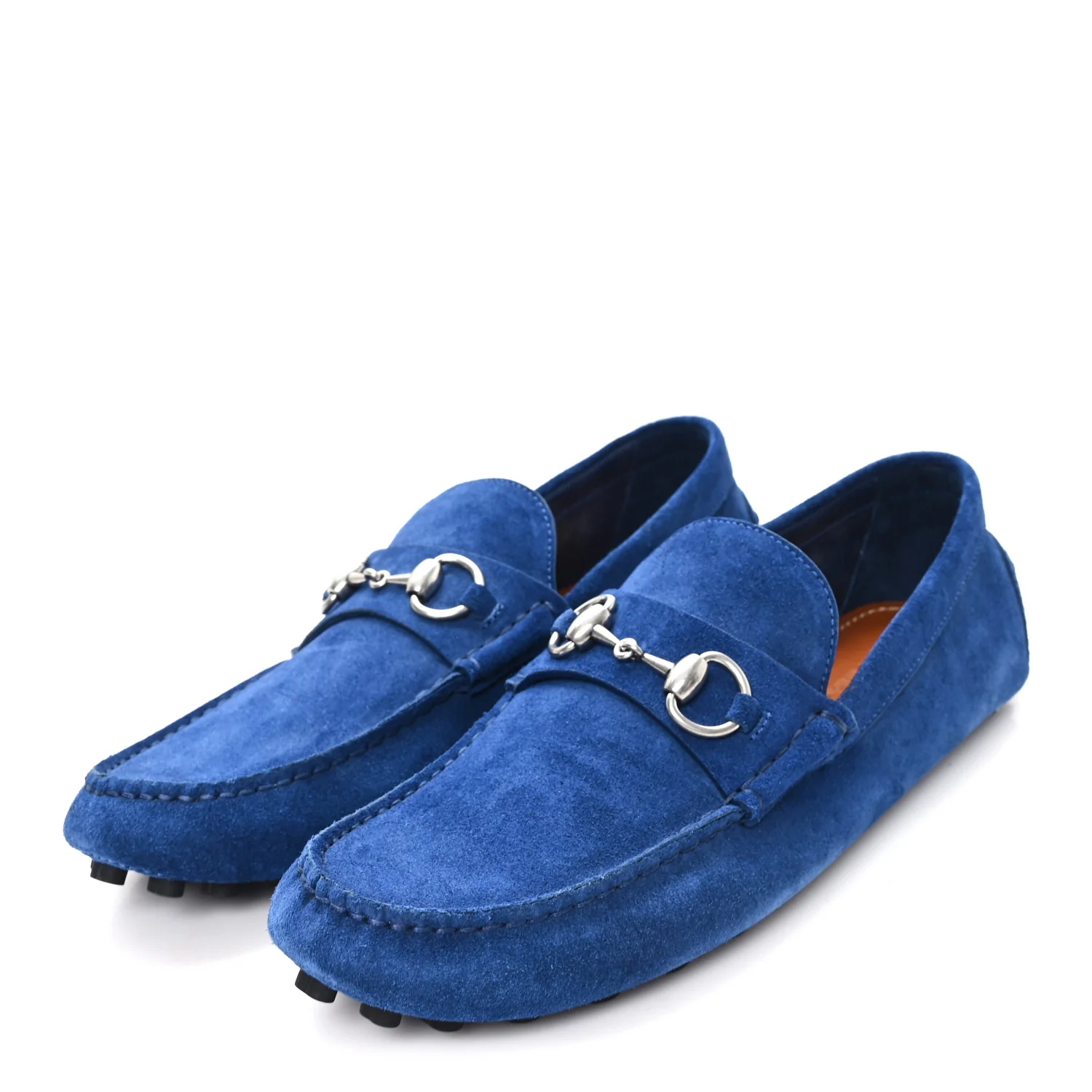 Suede Mens Horsebit Driver Loafers 7.5 Royale - Image 4