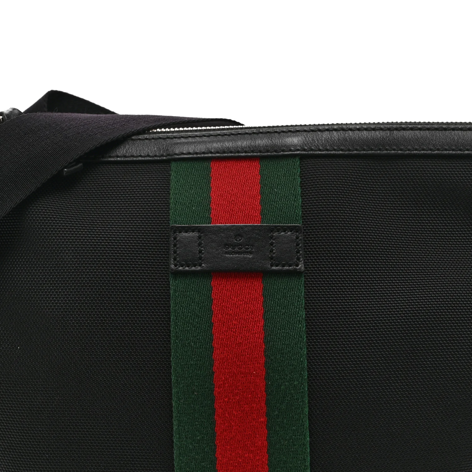 Techno Canvas Web Messenger Bag Black - Image 9