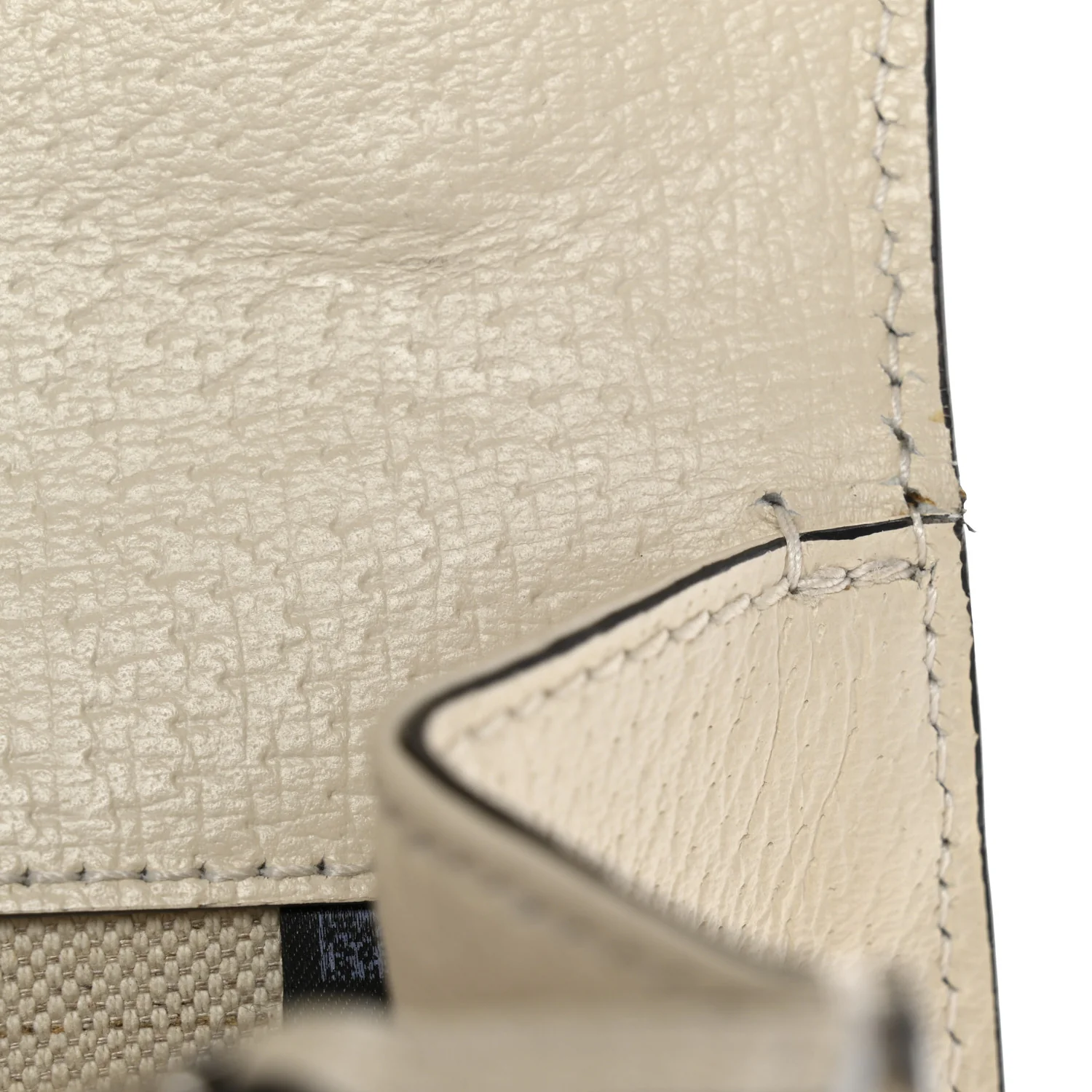 Textured Calfskin Crystal Small Dionysus Shoulder Bag Mystic White - Image 10