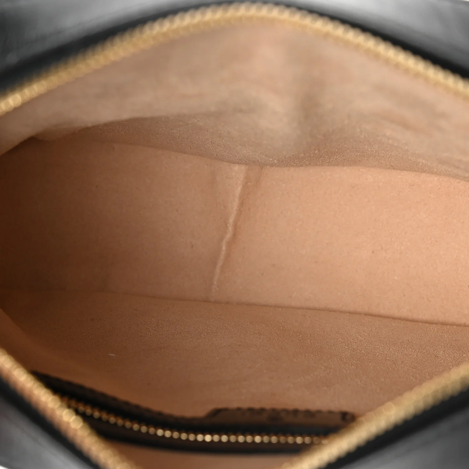 Textured Calfskin Small Horsebit 1955 Shoulder Bag Black - Image 5