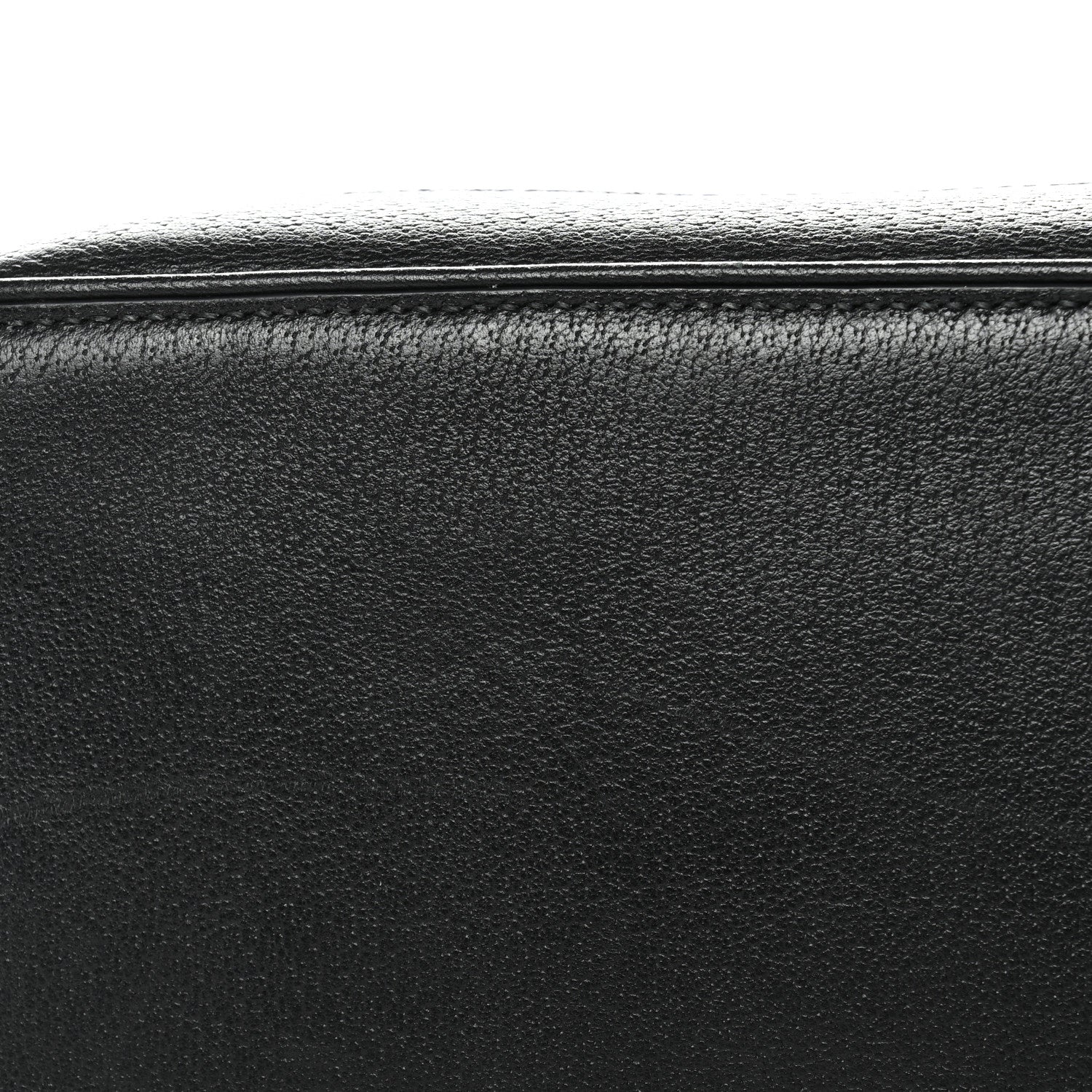 Textured Dollar Calfskin Medium Ophidia Shoulder Tote Bag Black - Image 10