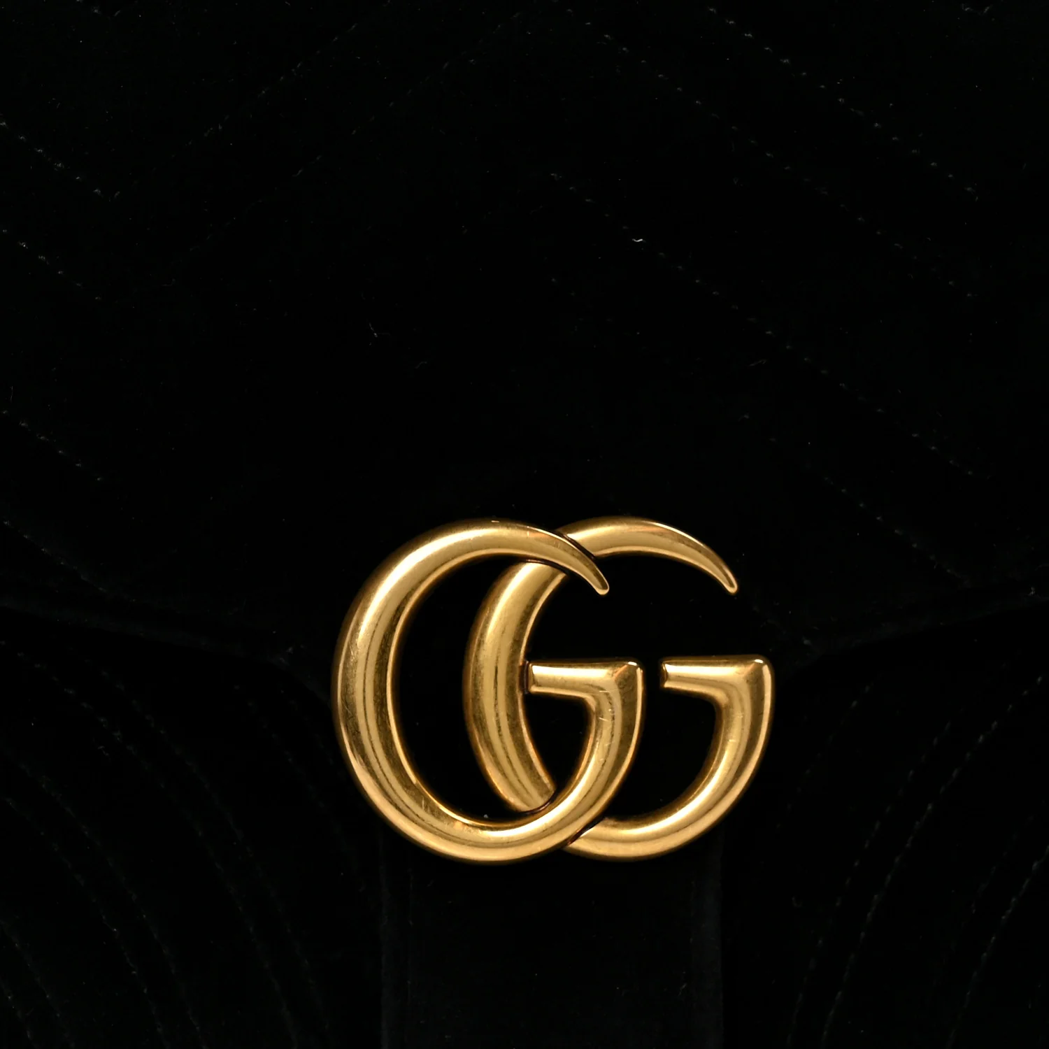 Velvet Matelasse GG Marmont Clutch Black - Image 8