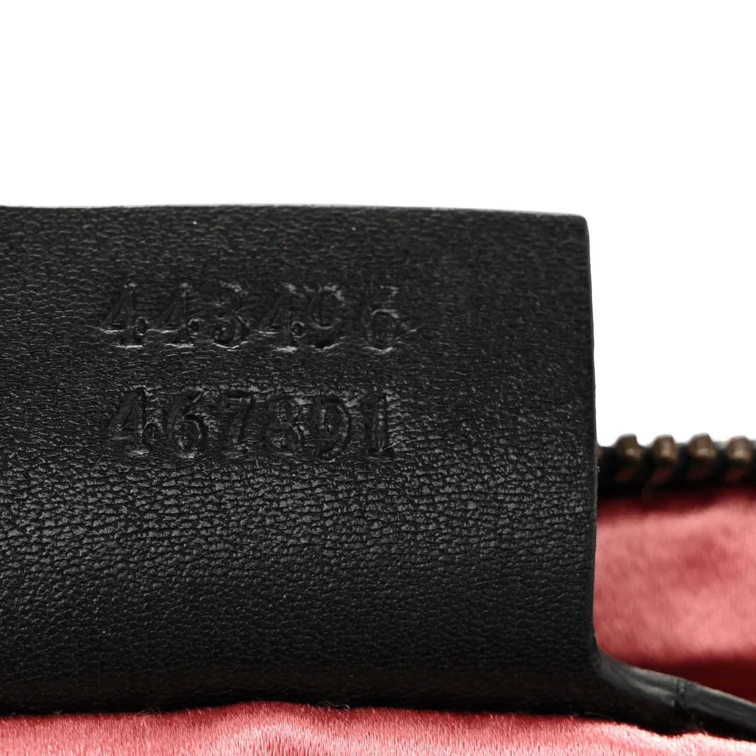Velvet Matelasse Loved Embroidered Medium GG Marmont Shoulder Bag Black - Image 7