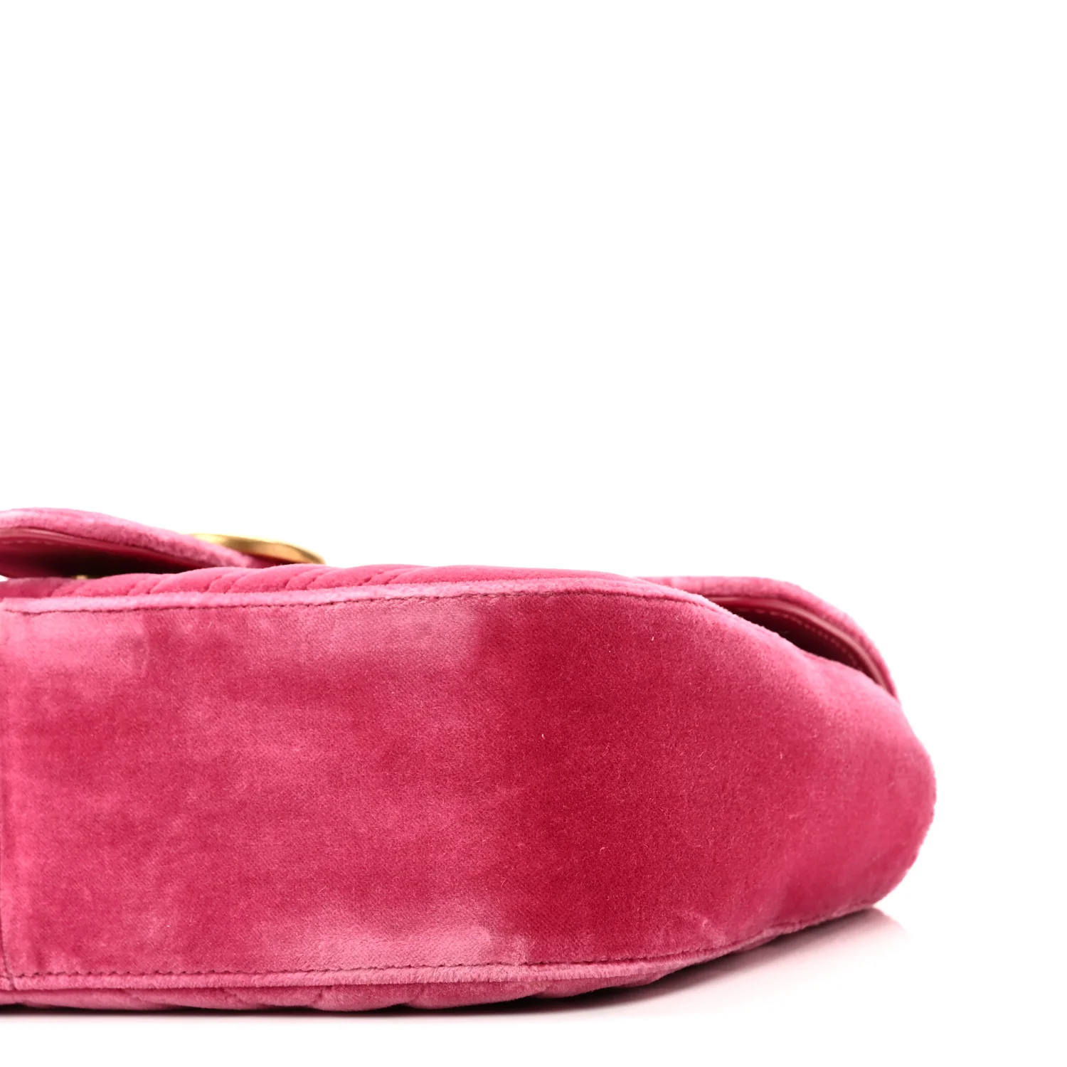 Velvet Matelasse Small GG Marmont Shoulder Bag Light Raspberry Rose - Image 10
