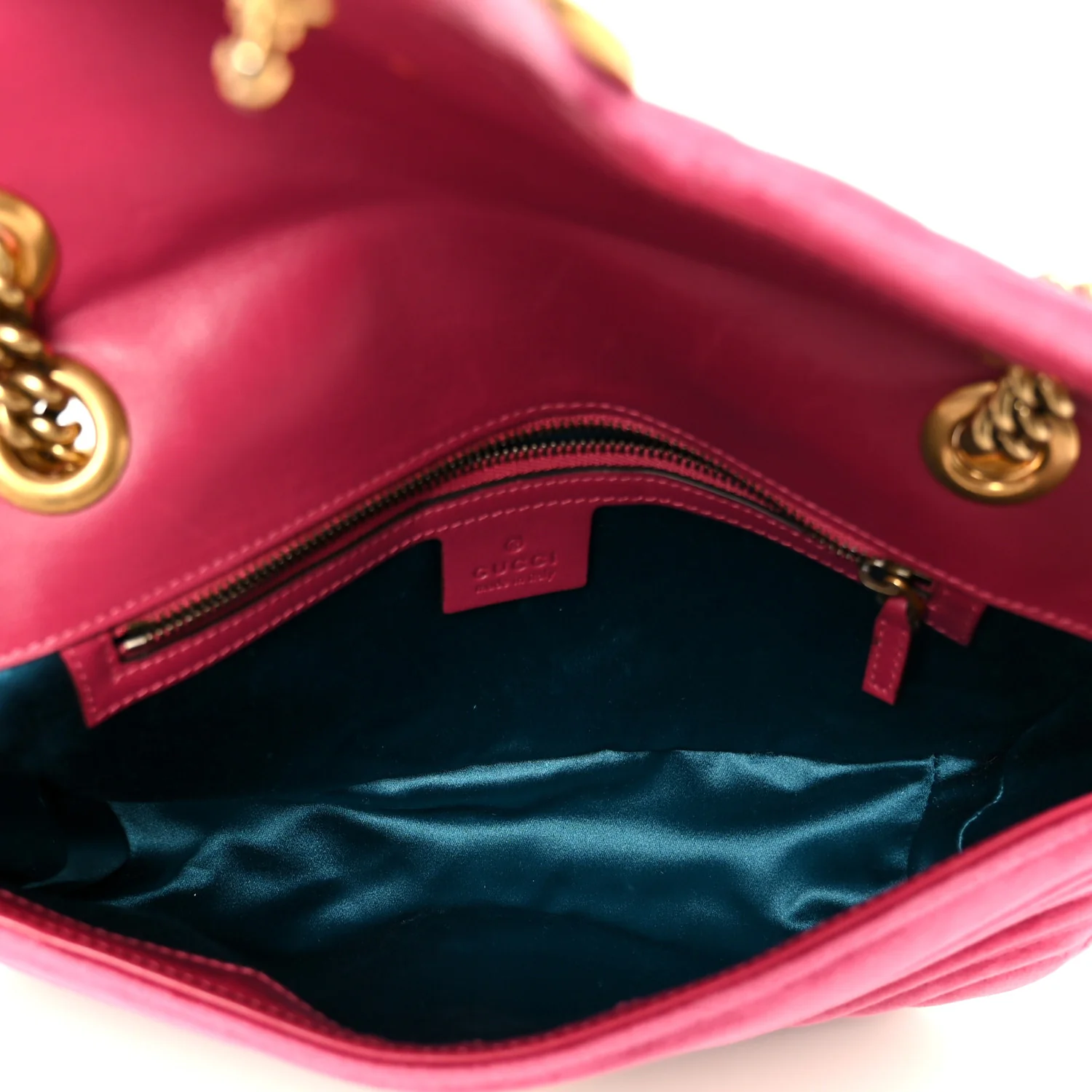 Velvet Matelasse Small GG Marmont Shoulder Bag Light Raspberry Rose - Image 5