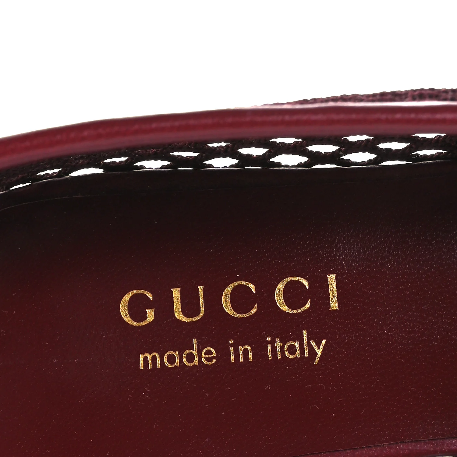 Video Net Nappa Horsebit Ballerina Flats 38 Rosso Ancora - Image 9