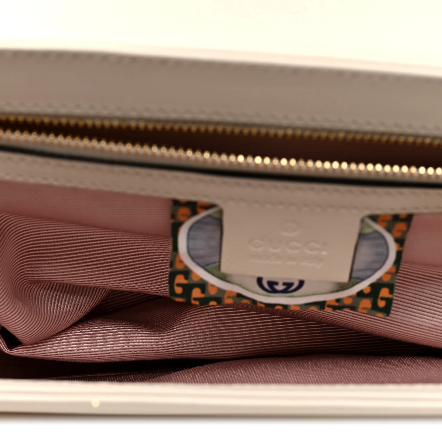 Vitello Palmellato Lux Crystal Medium Rajah Shoulder Bag Mystic White Multicolor - Image 5