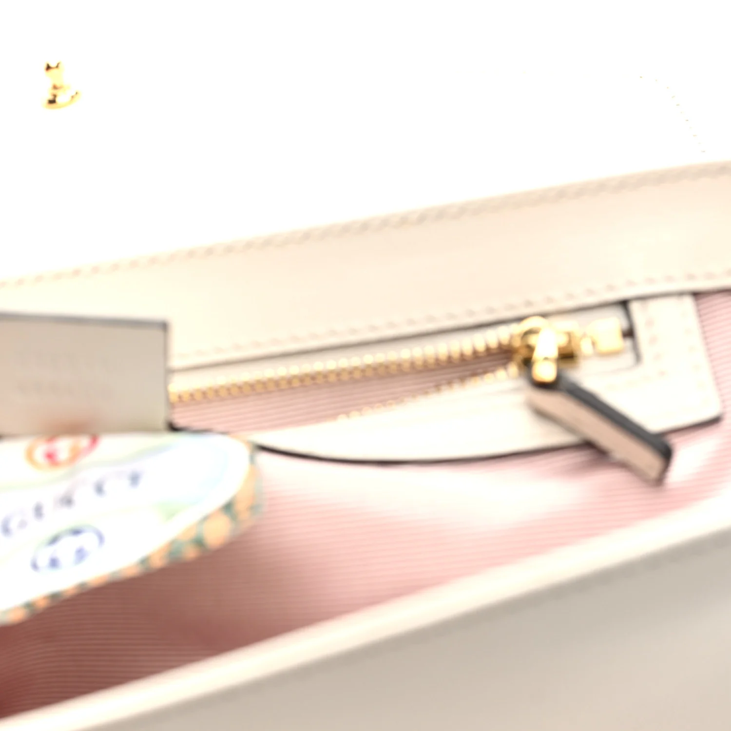 Vitello Palmellato Lux Crystal Medium Rajah Shoulder Bag Mystic White Multicolor - Image 7