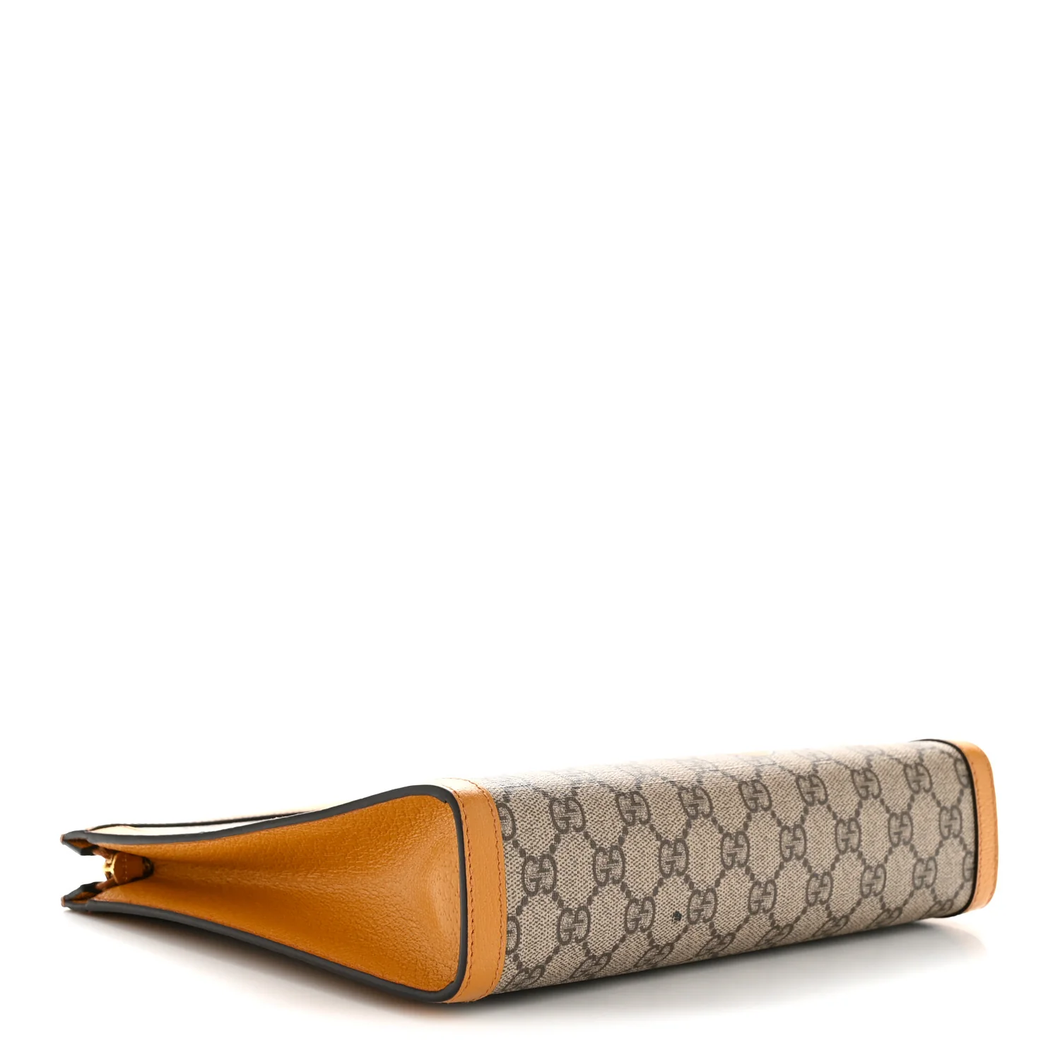 X KAI GG Supreme Monogram Toiletry Case Beige Vintage Sun Oil - Image 4
