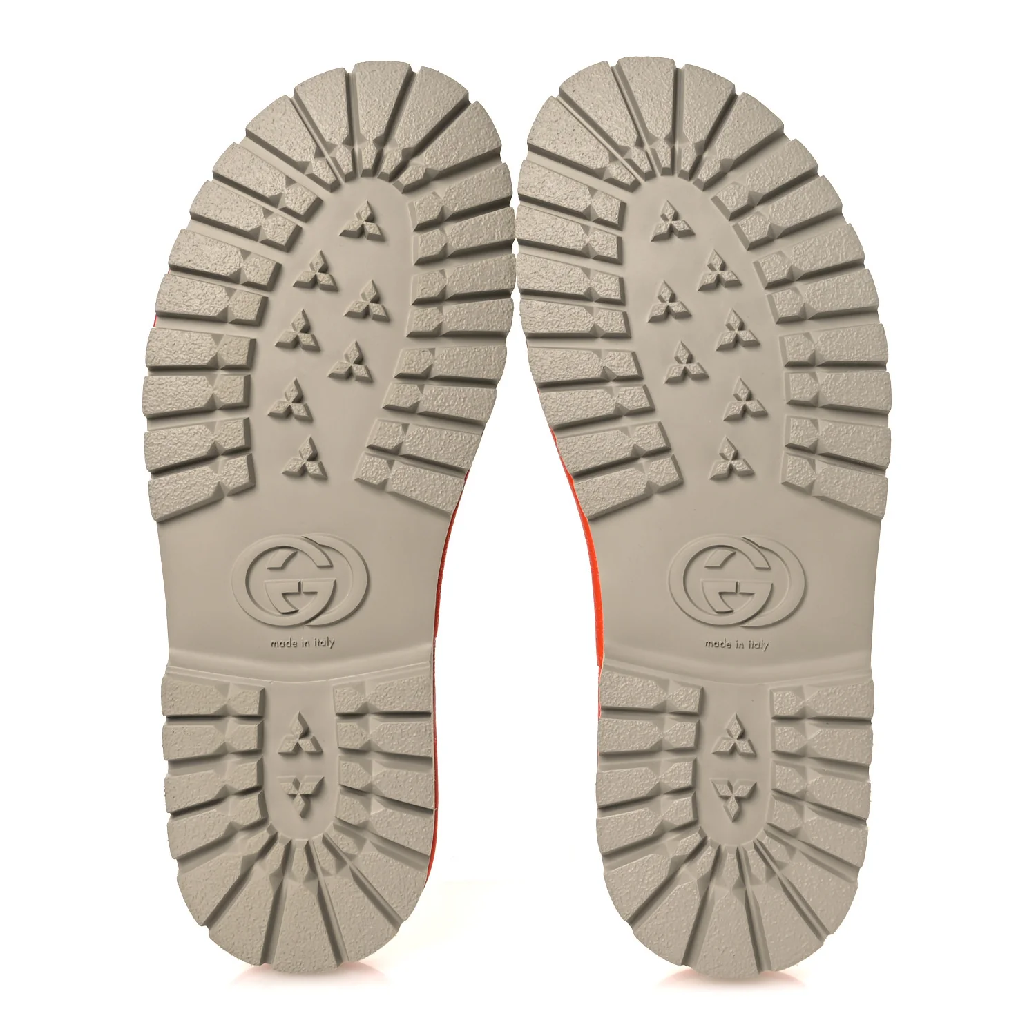x NORTH FACE Canvas GG Monogram Clog Mules 10 Beige Mystic White Deep Orange - Image 7
