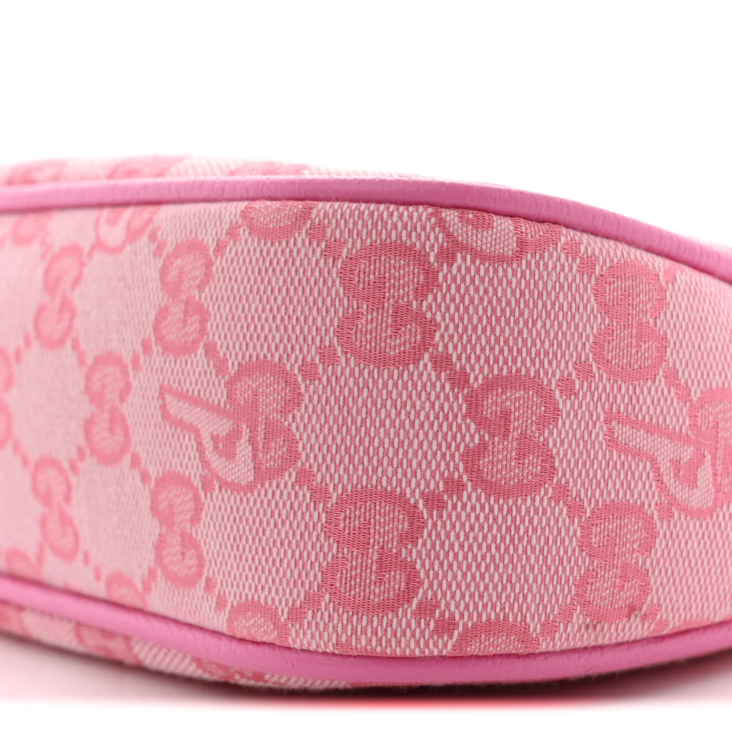 X PALACE GG Supreme Monogram Palace Textured Dollar Calfskin Shoulder Bag Pink Pale Rose Palace - Image 10