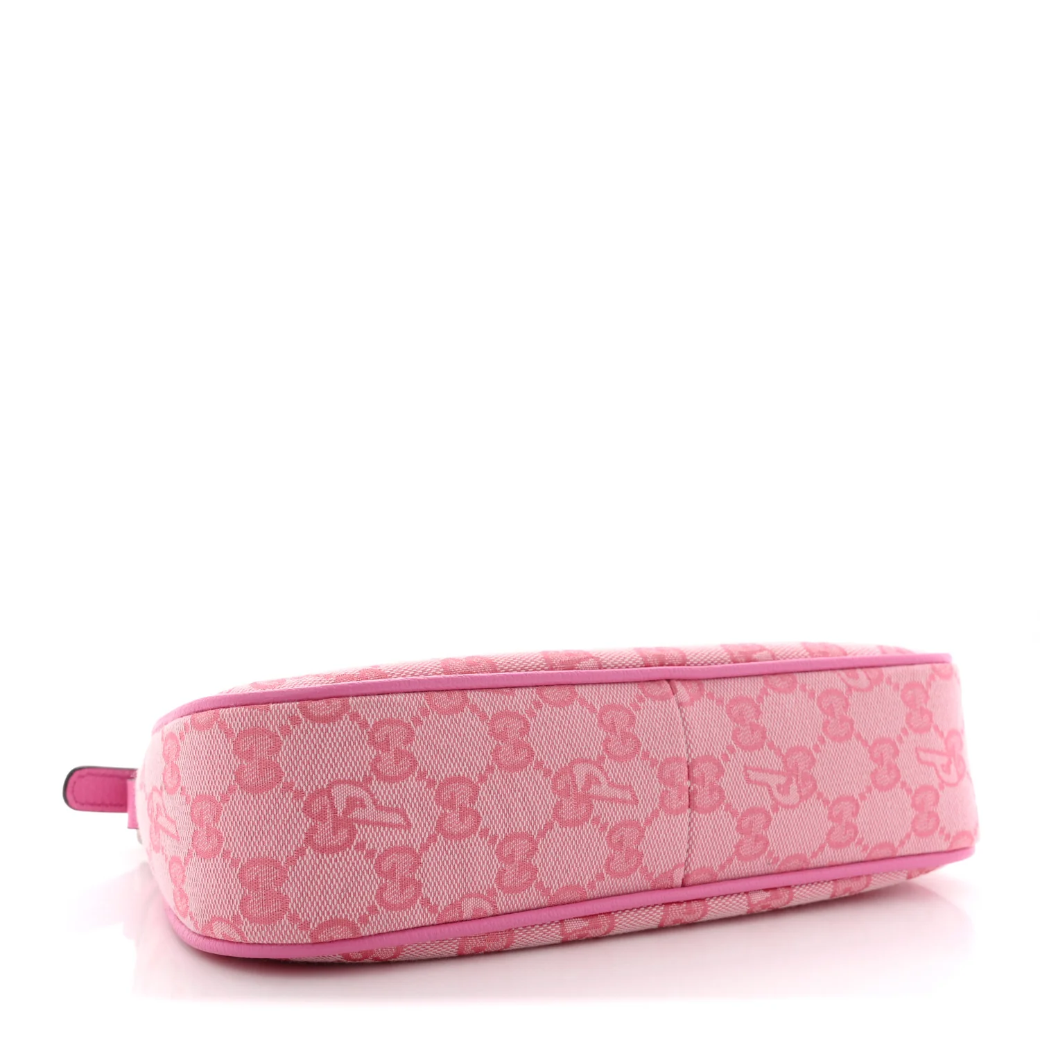 X PALACE GG Supreme Monogram Palace Textured Dollar Calfskin Shoulder Bag Pink Pale Rose Palace - Image 4