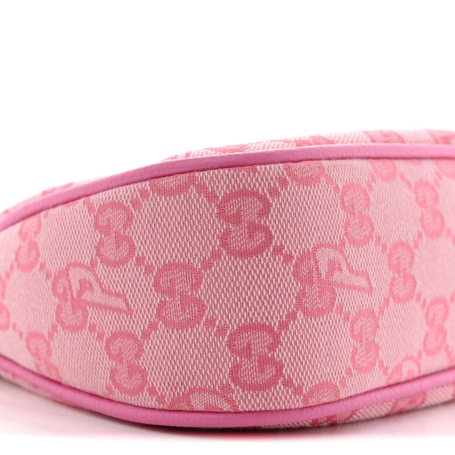 X PALACE GG Supreme Monogram Palace Textured Dollar Calfskin Shoulder Bag Pink Pale Rose Palace - Image 9