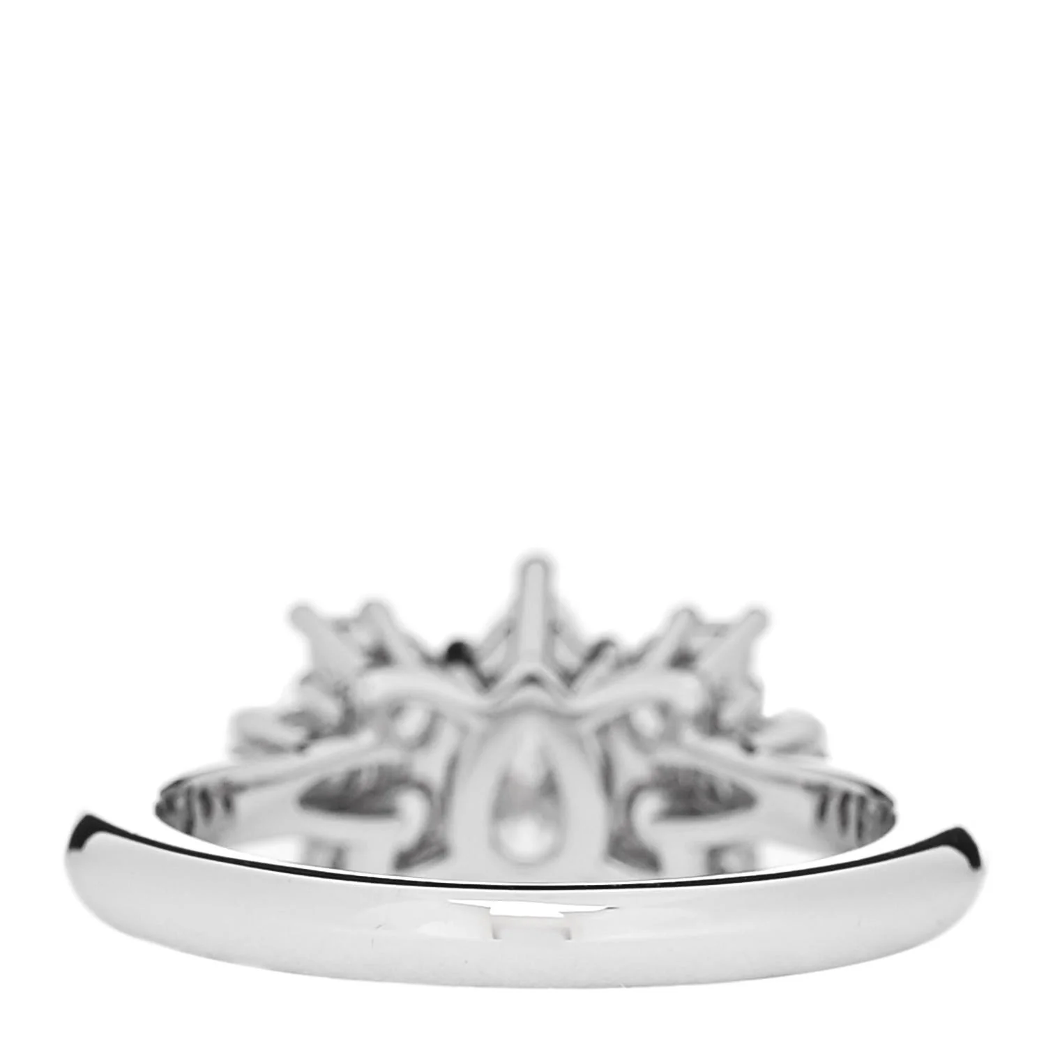 Platinum Diamond .57ct Pear Cluster Engagement Ring 47 4.25 - Image 3