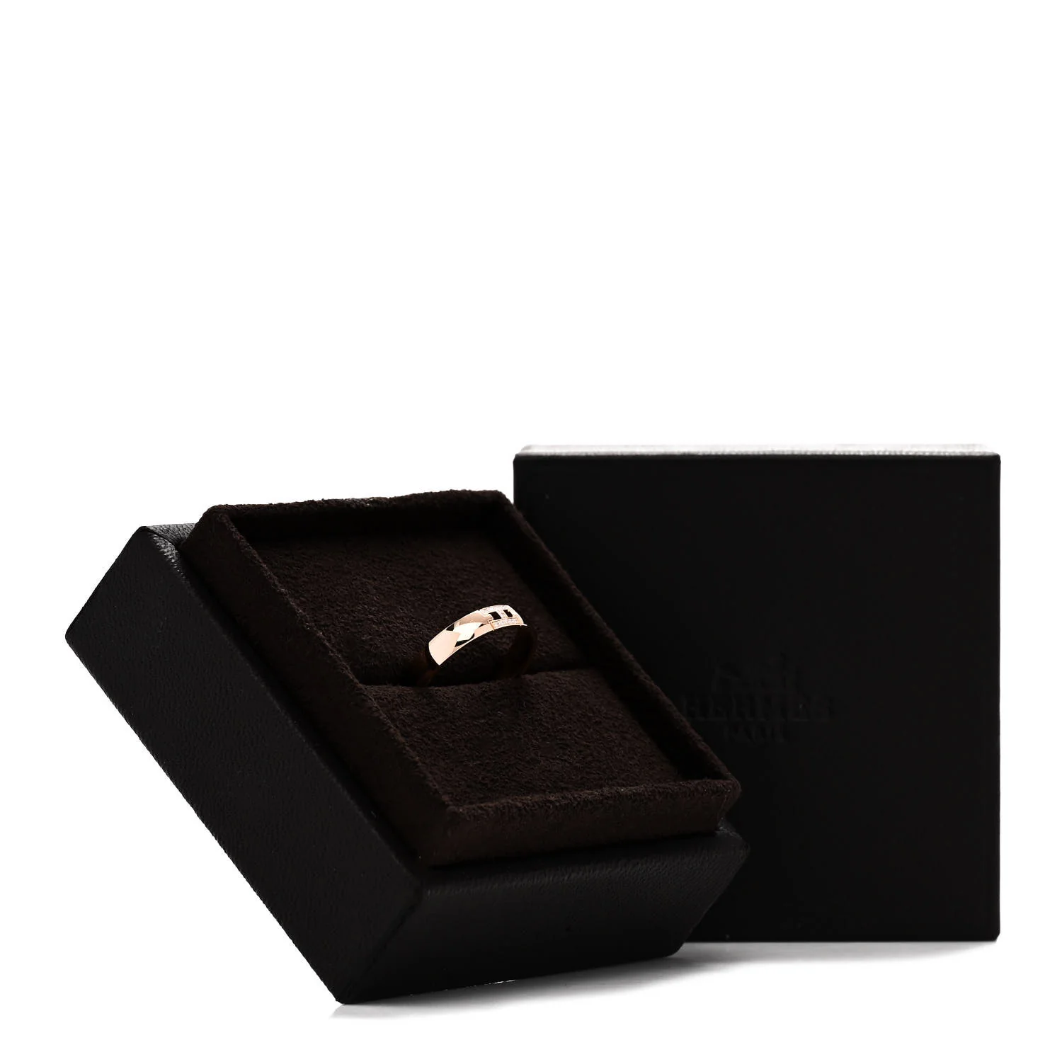18K Rose Gold Diamond Ever Herakles Wedding Band Ring 54 6.75 - Image 5