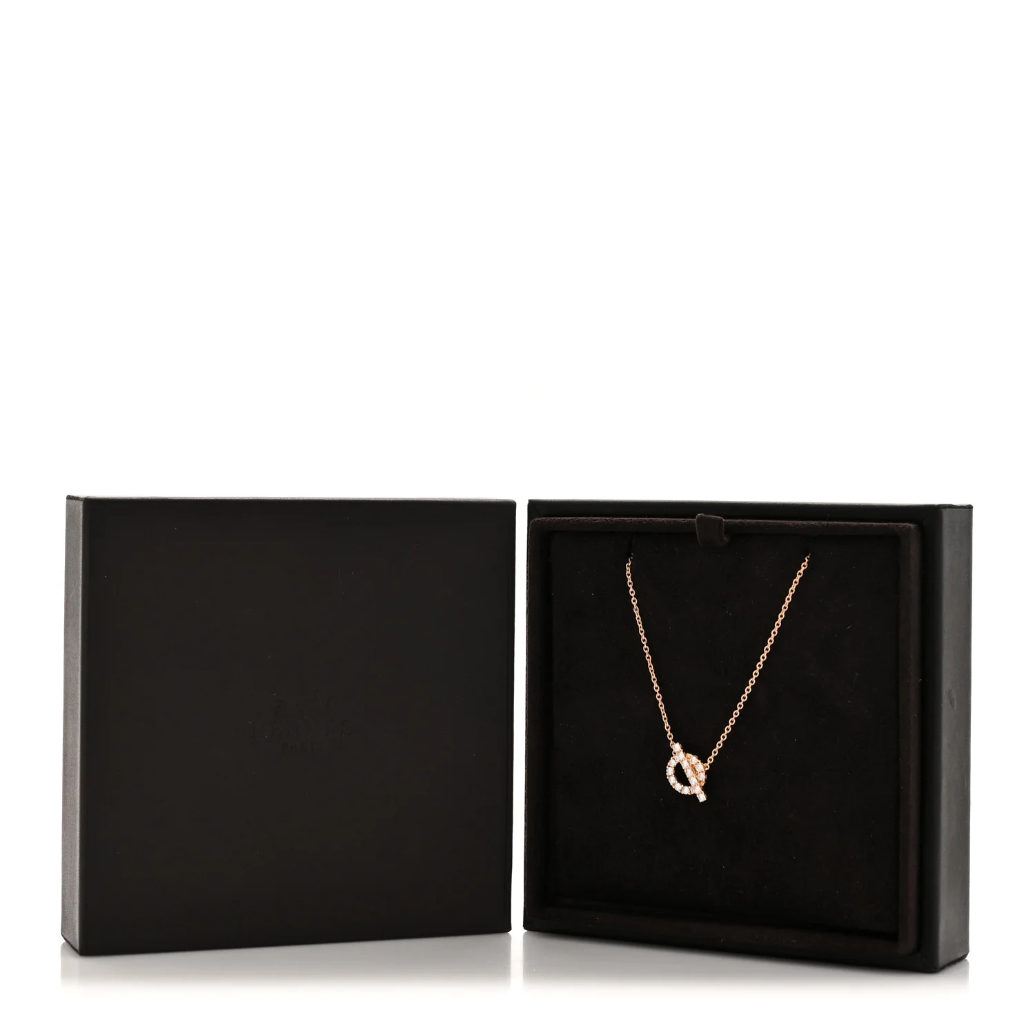 18K Rose Gold Diamond Finesse Pendant Necklace - Image 6