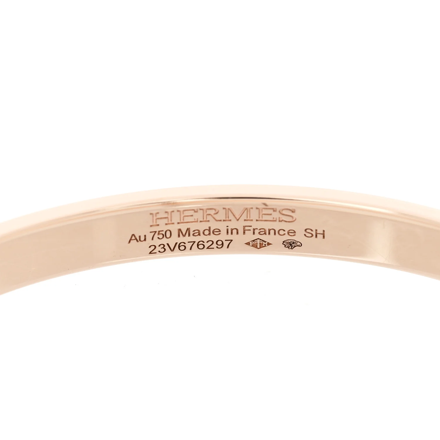 18K Rose Gold Diamond PM Kelly Pave Bracelet SH - Image 3