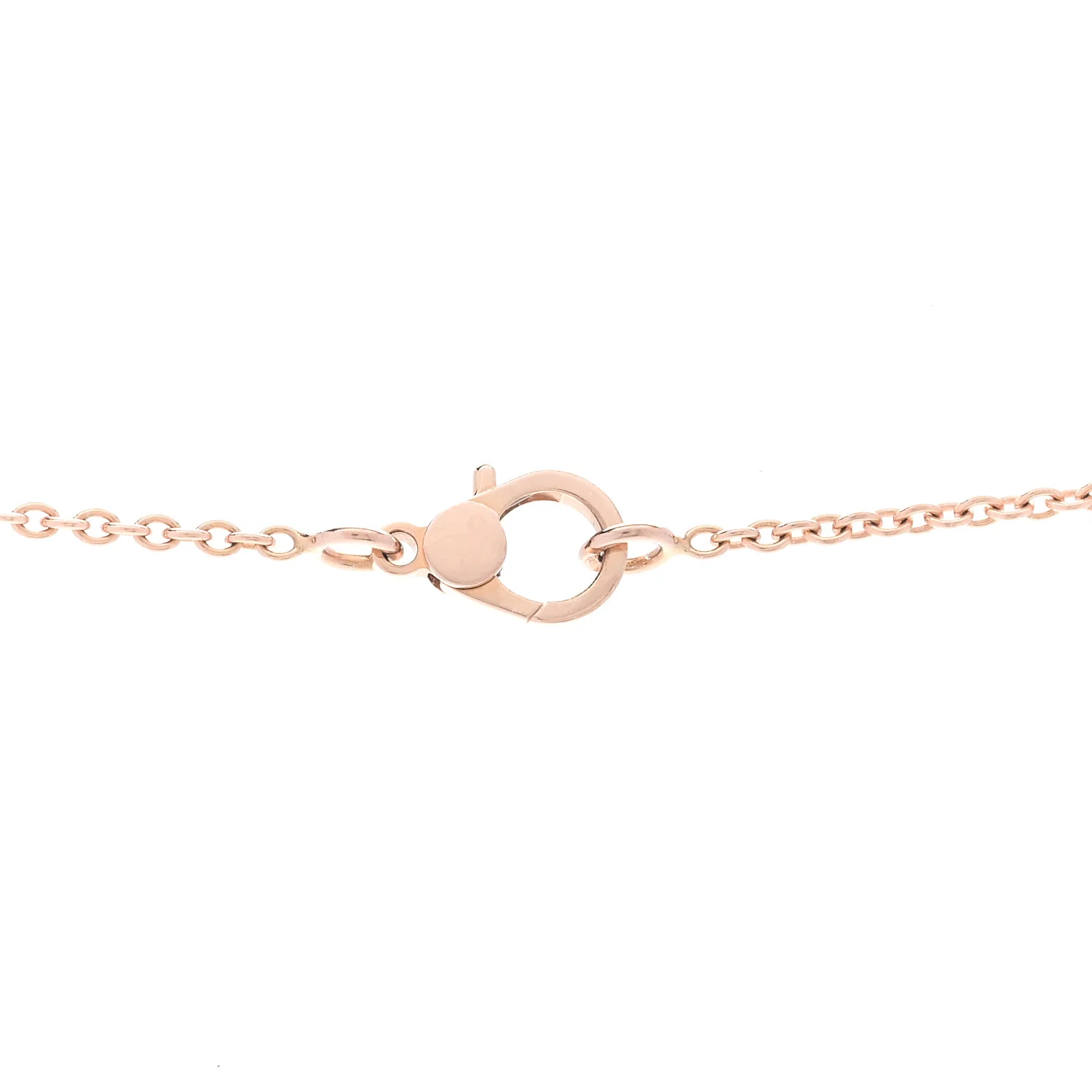 18K Rose Gold Green Sapphire Finesse Pendant Necklace - Image 4