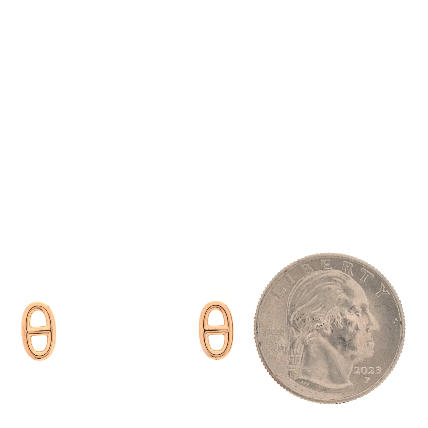 18K Rose Gold TPM Farandole Stud Earrings - Image 2