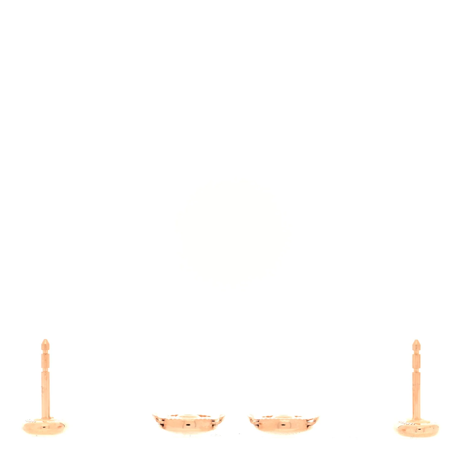 18K Rose Gold TPM Farandole Stud Earrings - Image 3