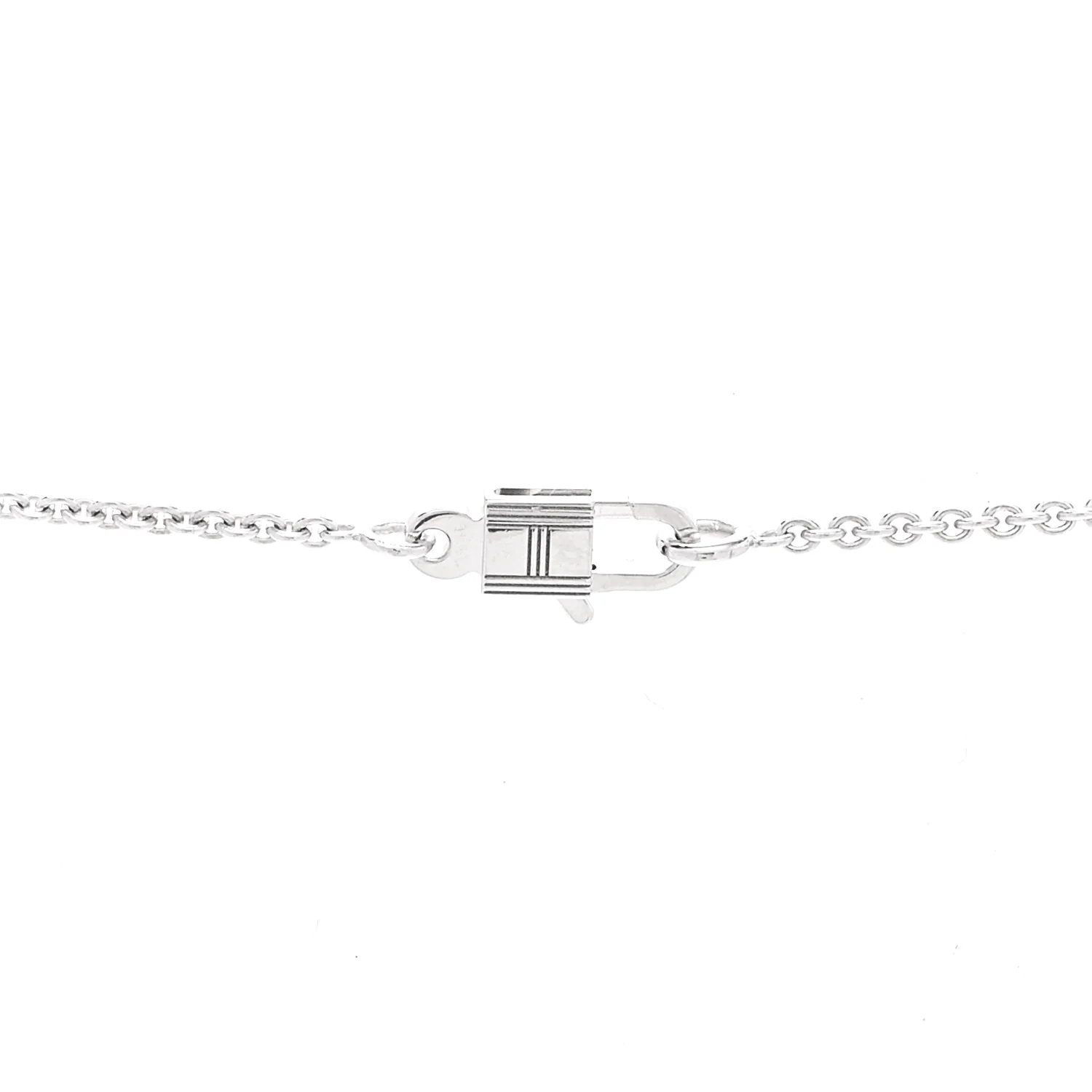 18K White Gold Diamond Constance Amulettes Pendant Necklace - Image 4