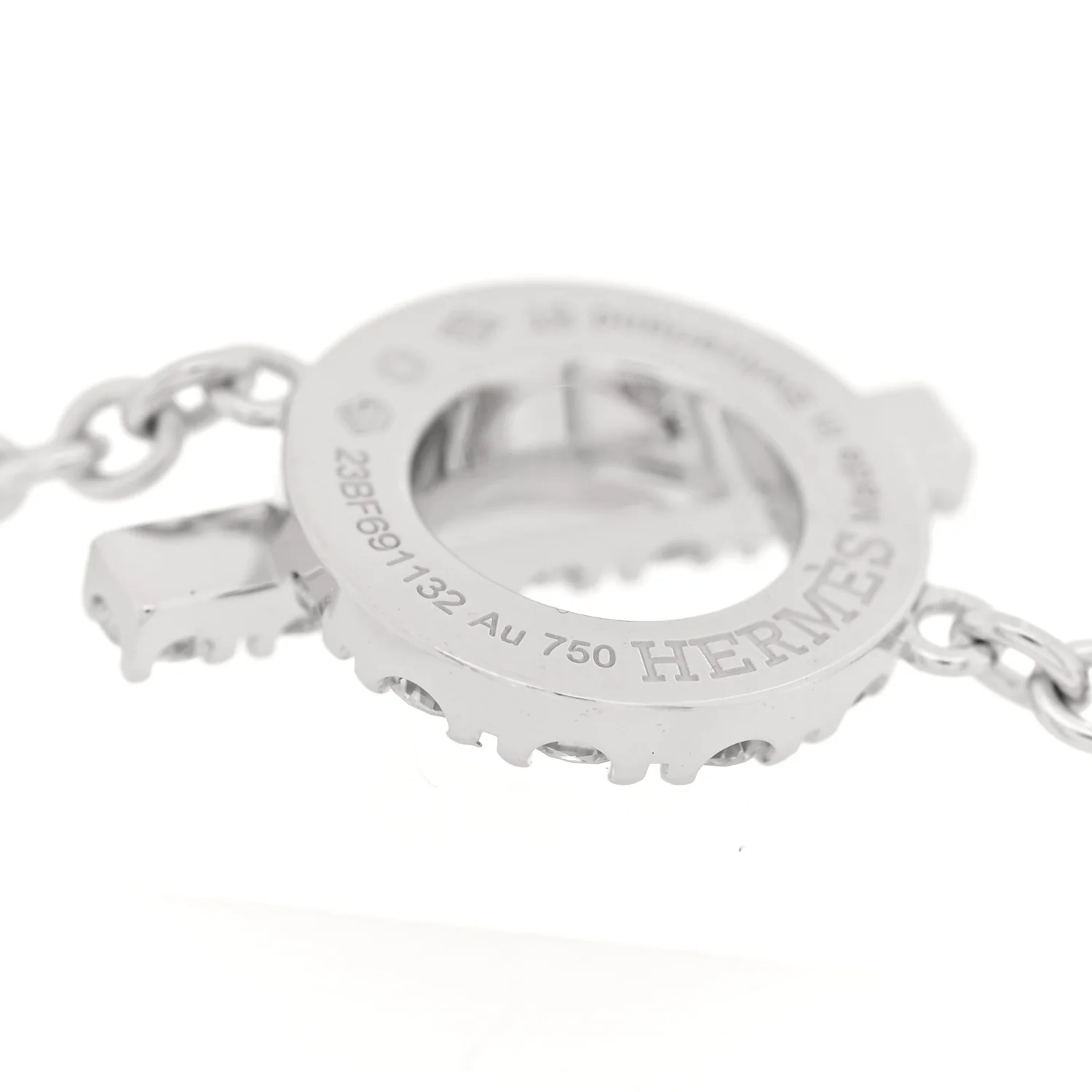 18K White Gold Diamond Finesse Bracelet ST - Image 4