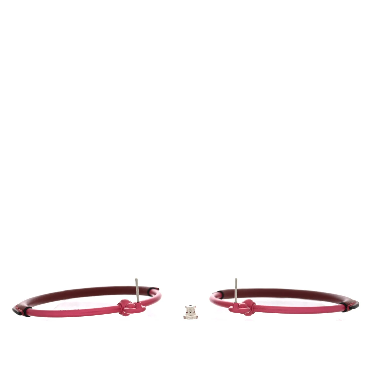 Aluminum Sunset Swift Loop Earrings GM Rose Couture Rouge H - Image 3