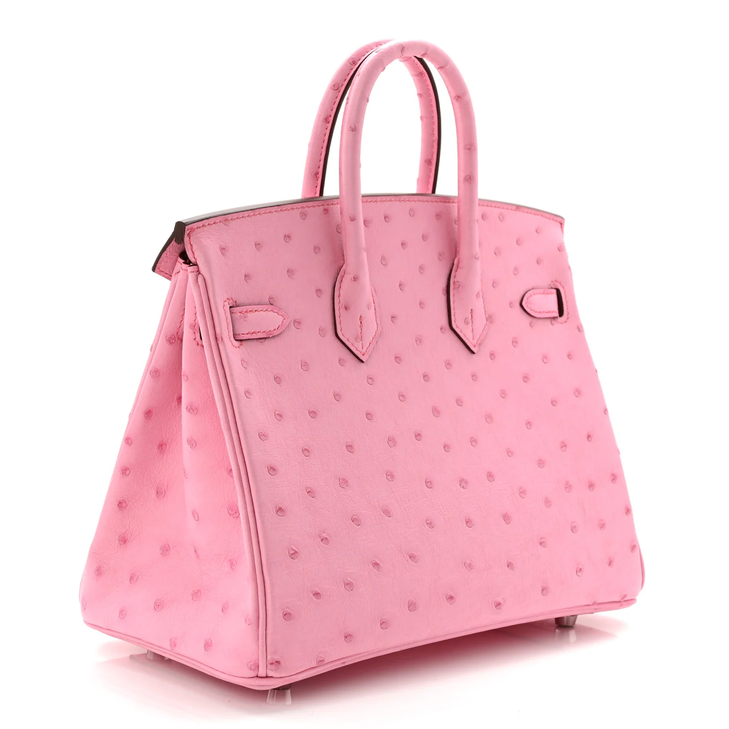 Boreal Ostrich Birkin 25 Rose Bubblegum - Image 2