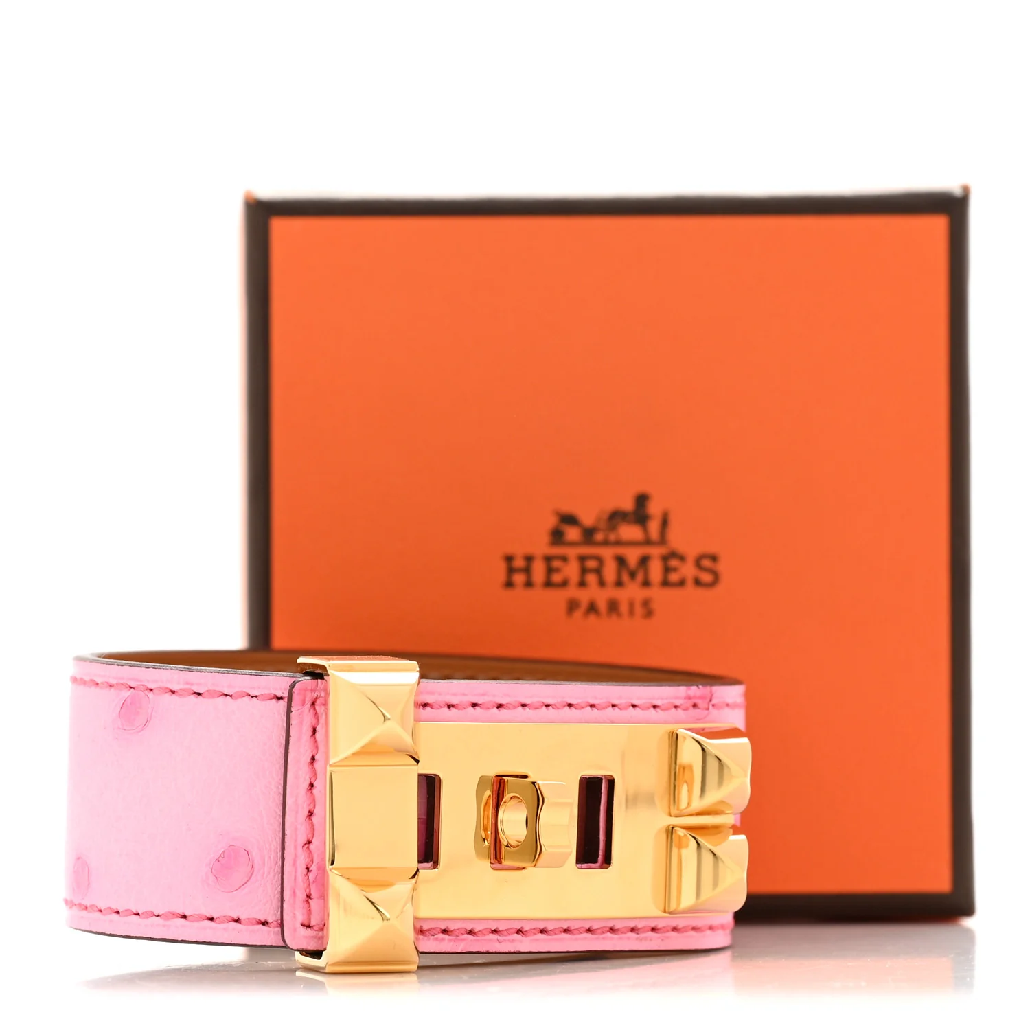 Boreal Ostrich Collier De Chien 24 CDC Bracelet T2 Rose Bubblegum - Image 7