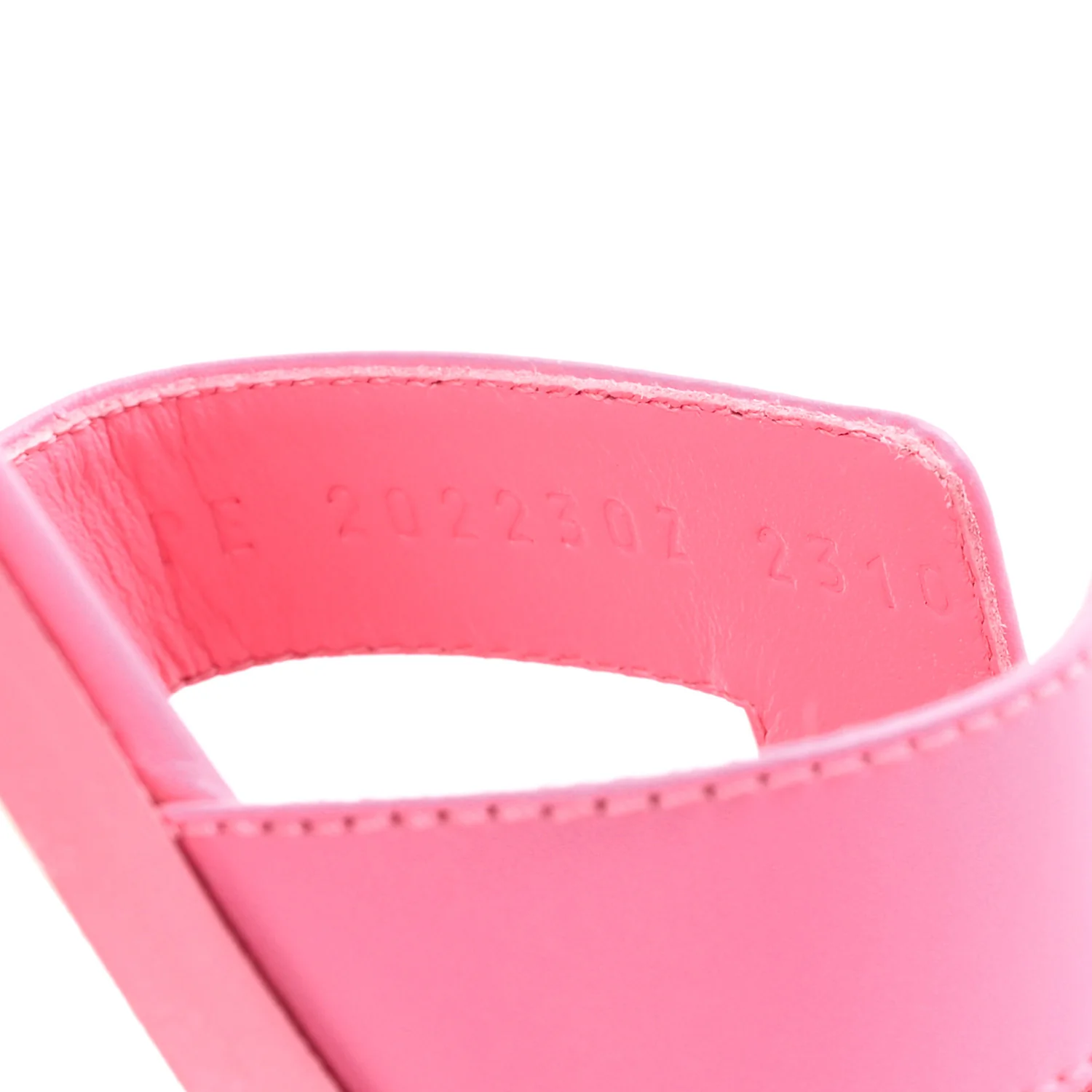 Box Calfskin Oran Sandals 36.5 Rose Boise - Image 6