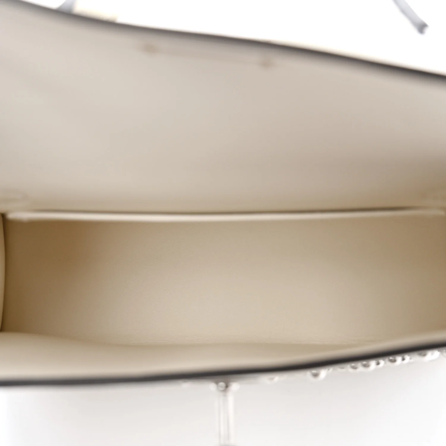 Box Studded Clouté Mini Kelly Sellier 20 Cream - Image 4