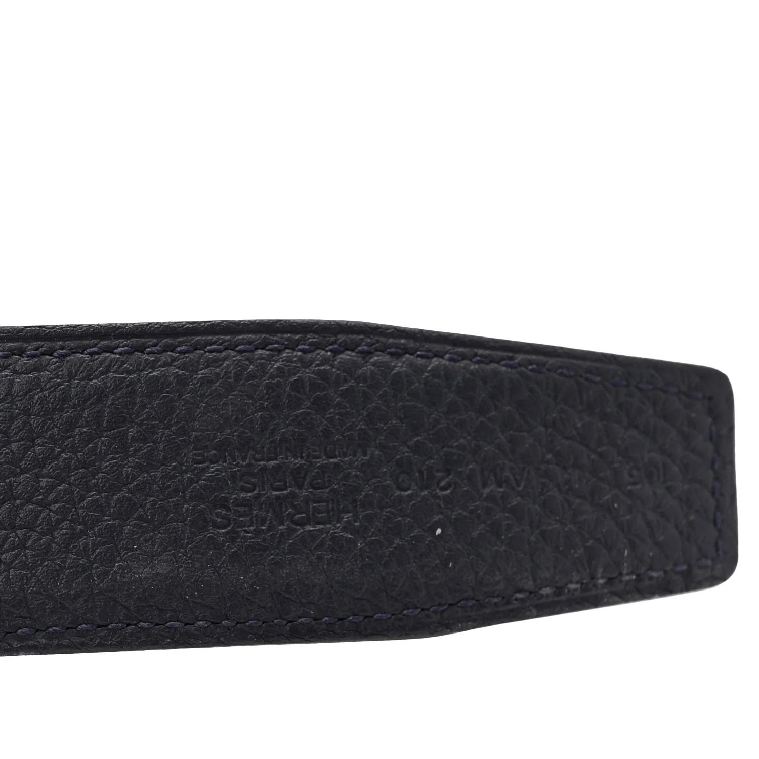 Box Togo 32mm Panache Belt 105 42 Black Bleu de Prusse - Image 4