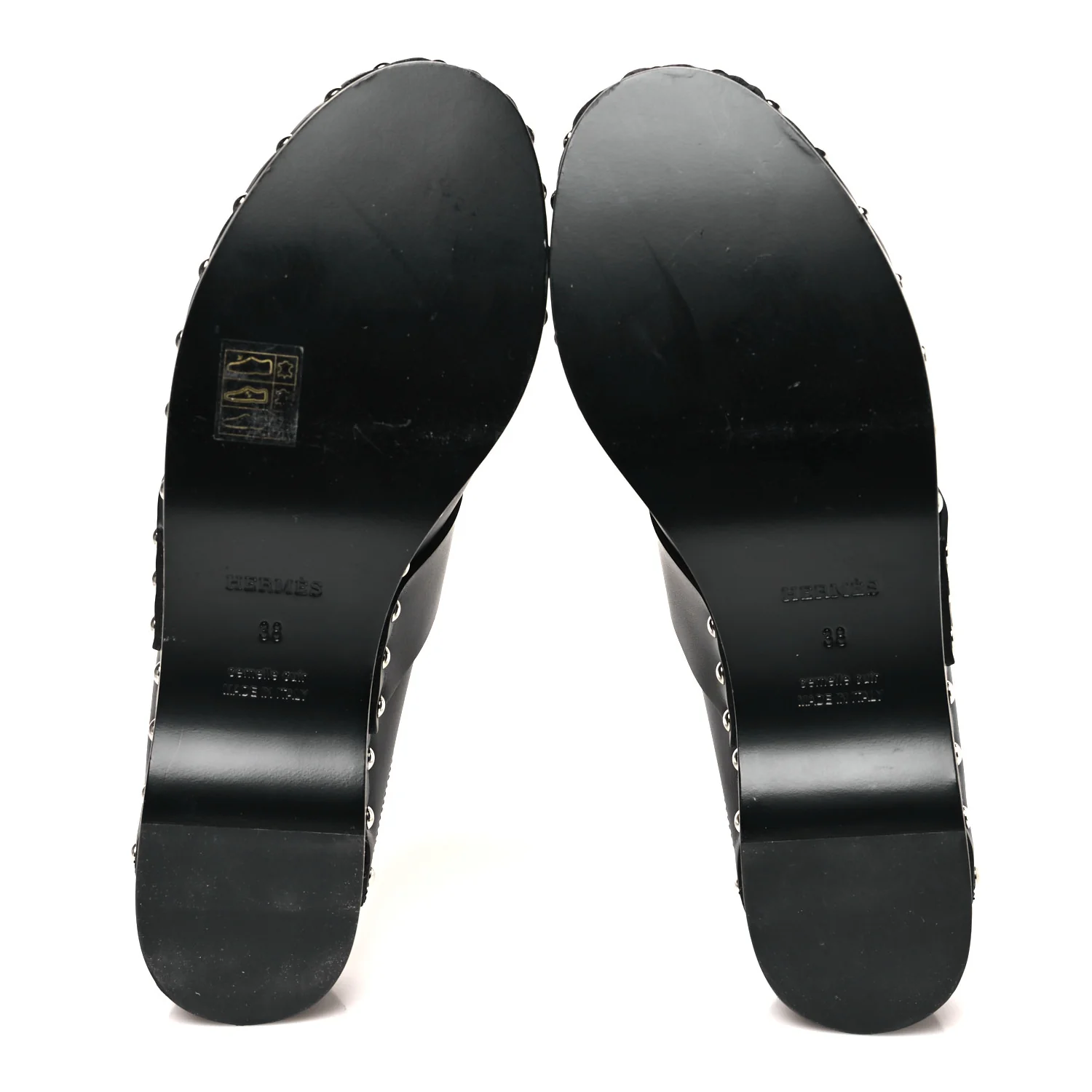 Calfskin Calya Mules 38 Black - Image 6