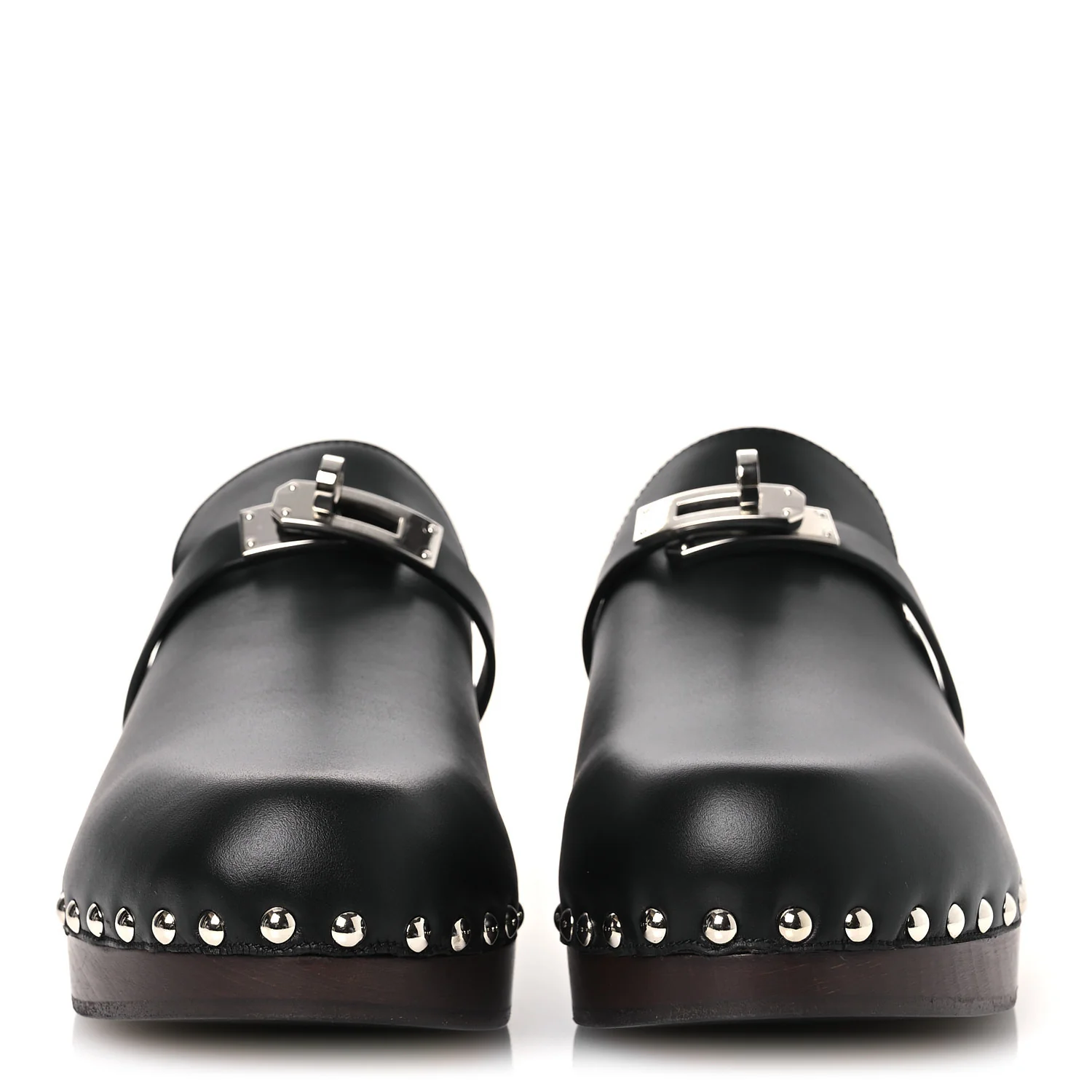 Calfskin Carlotta Mules 39 Black - Image 3