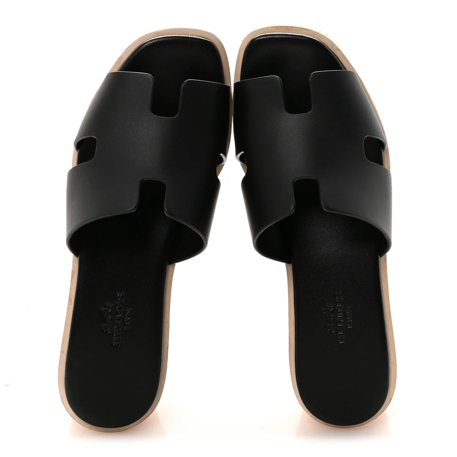 Calfskin Cork Eze 30 Sandals 35 Black - Image 2