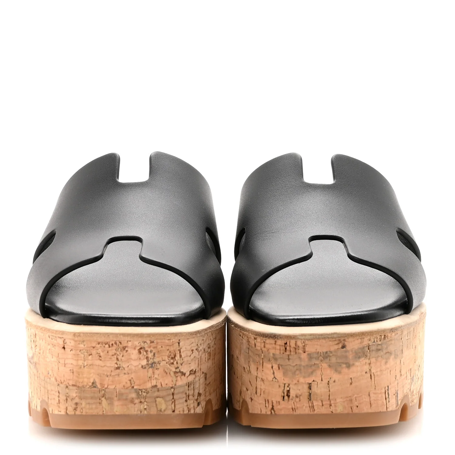Calfskin Cork Eze 30 Sandals 35 Black - Image 3