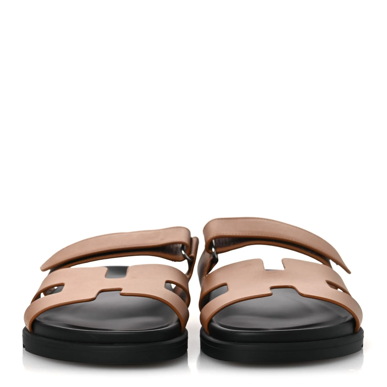 Calfskin Embroidered Womens Chypre Sandals 41 Natural - Image 3