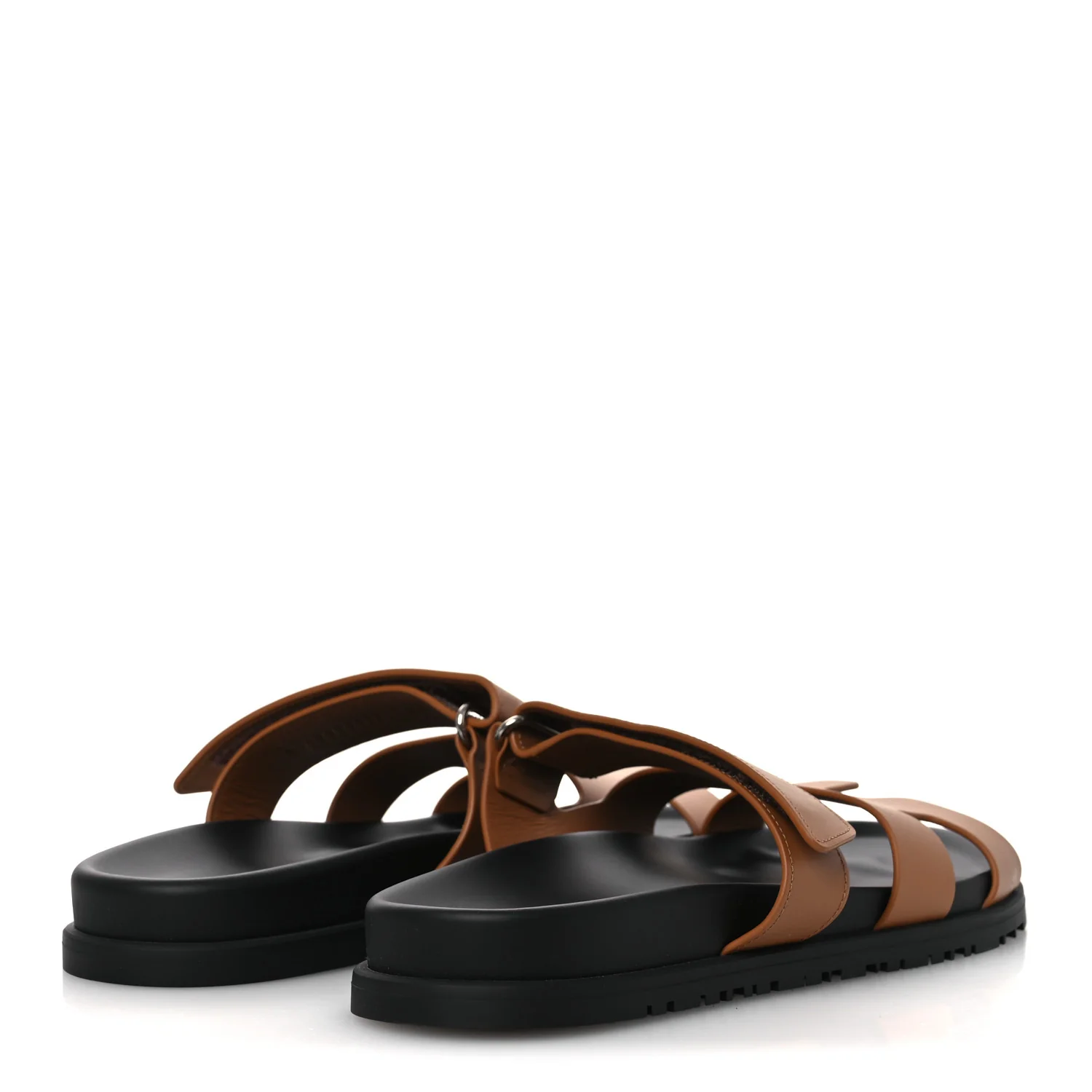 Calfskin Embroidered Womens Chypre Sandals 41 Natural - Image 5