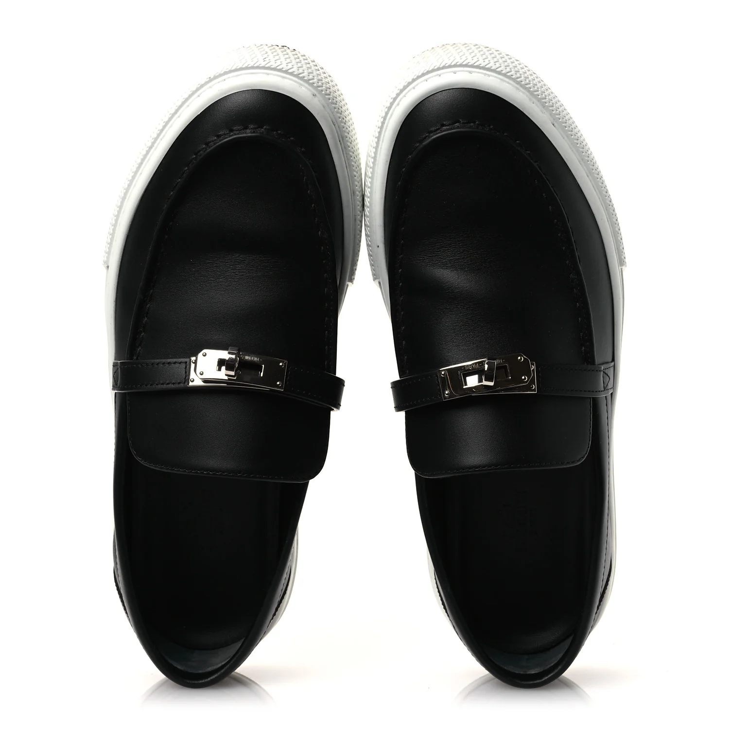 Calfskin Game Slip On Sneakers 39.5 Black - Image 2