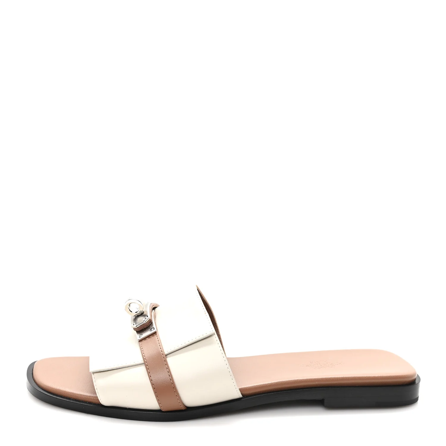 Calfskin Giulia Sandals 37 Beige Glaise