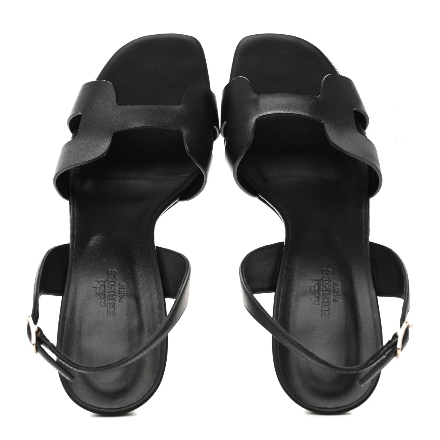 Calfskin Holy 105 Sandals 38 Black - Image 2