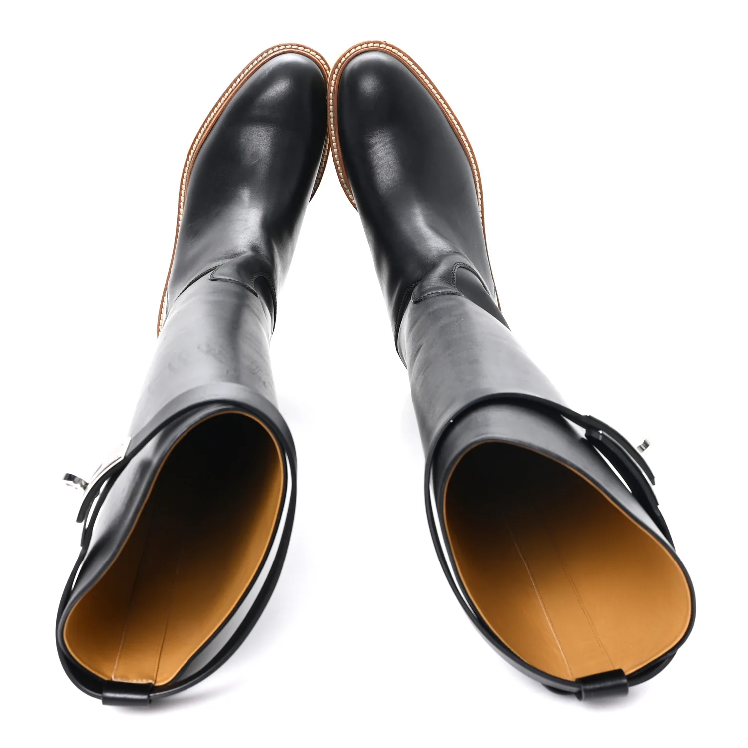Calfskin Honey Boots 35 Black - Image 2