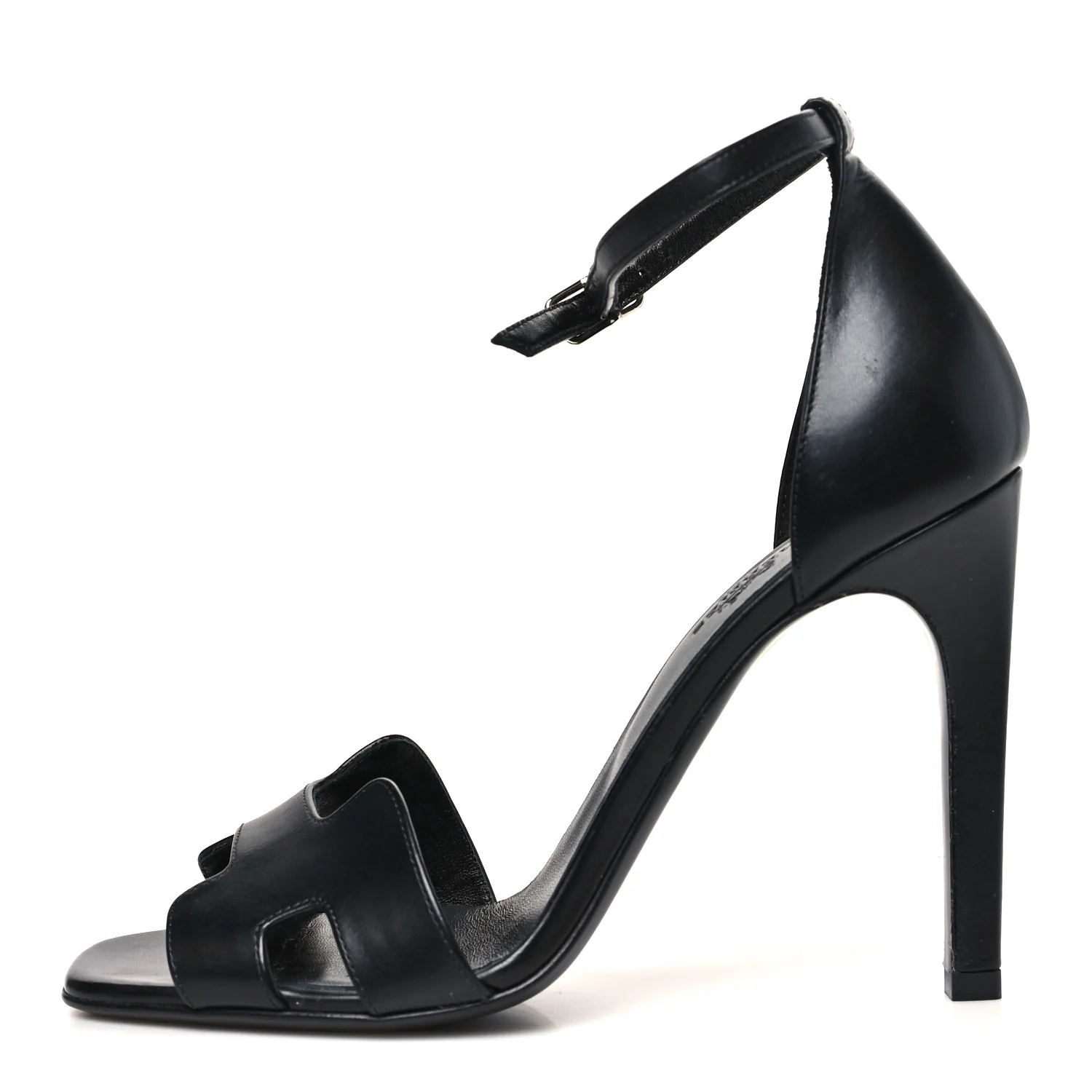 Calfskin Joy 105 Sandals 38.5 Black